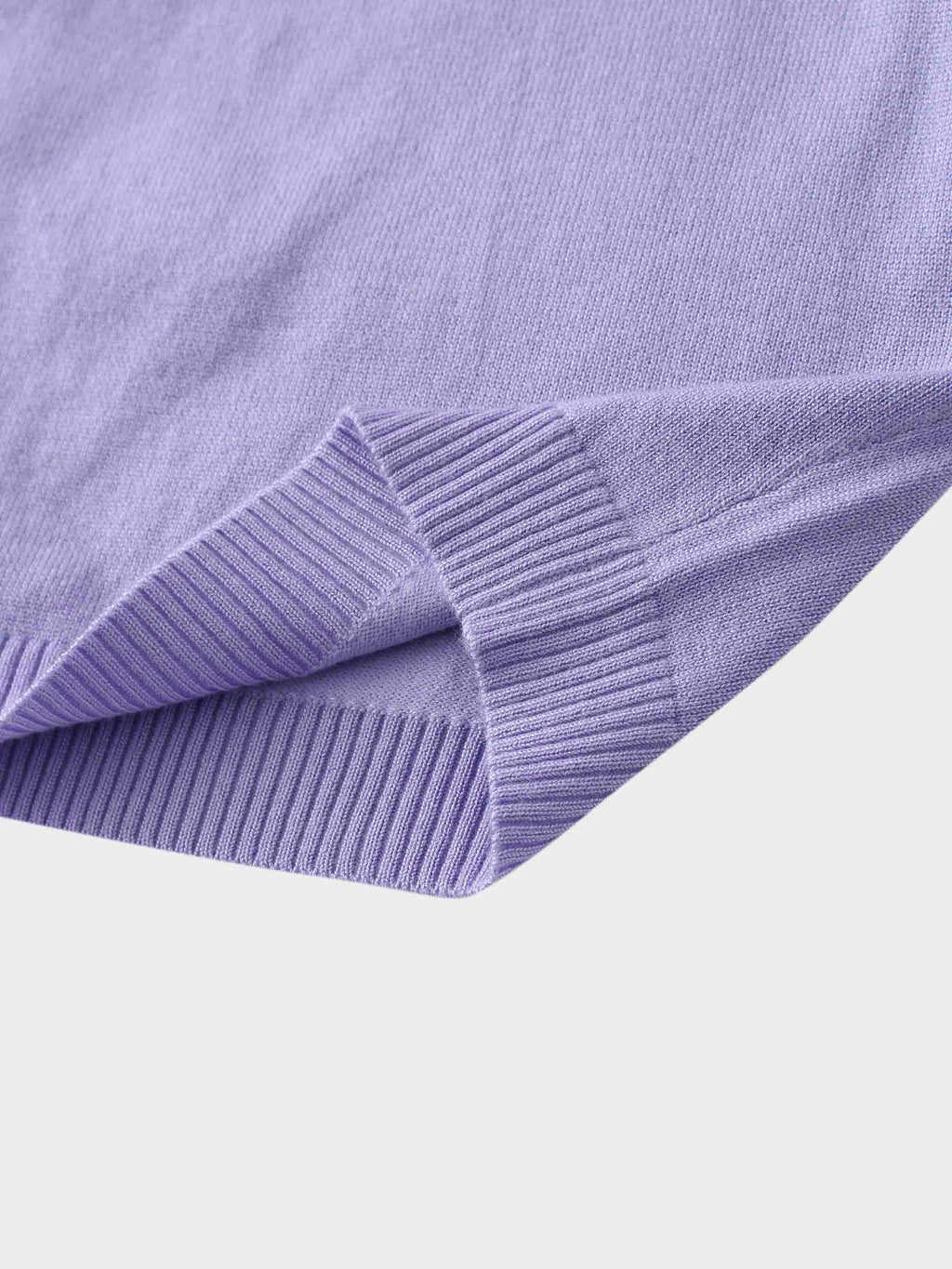 5 Bow Crop Cardigan-Lavender