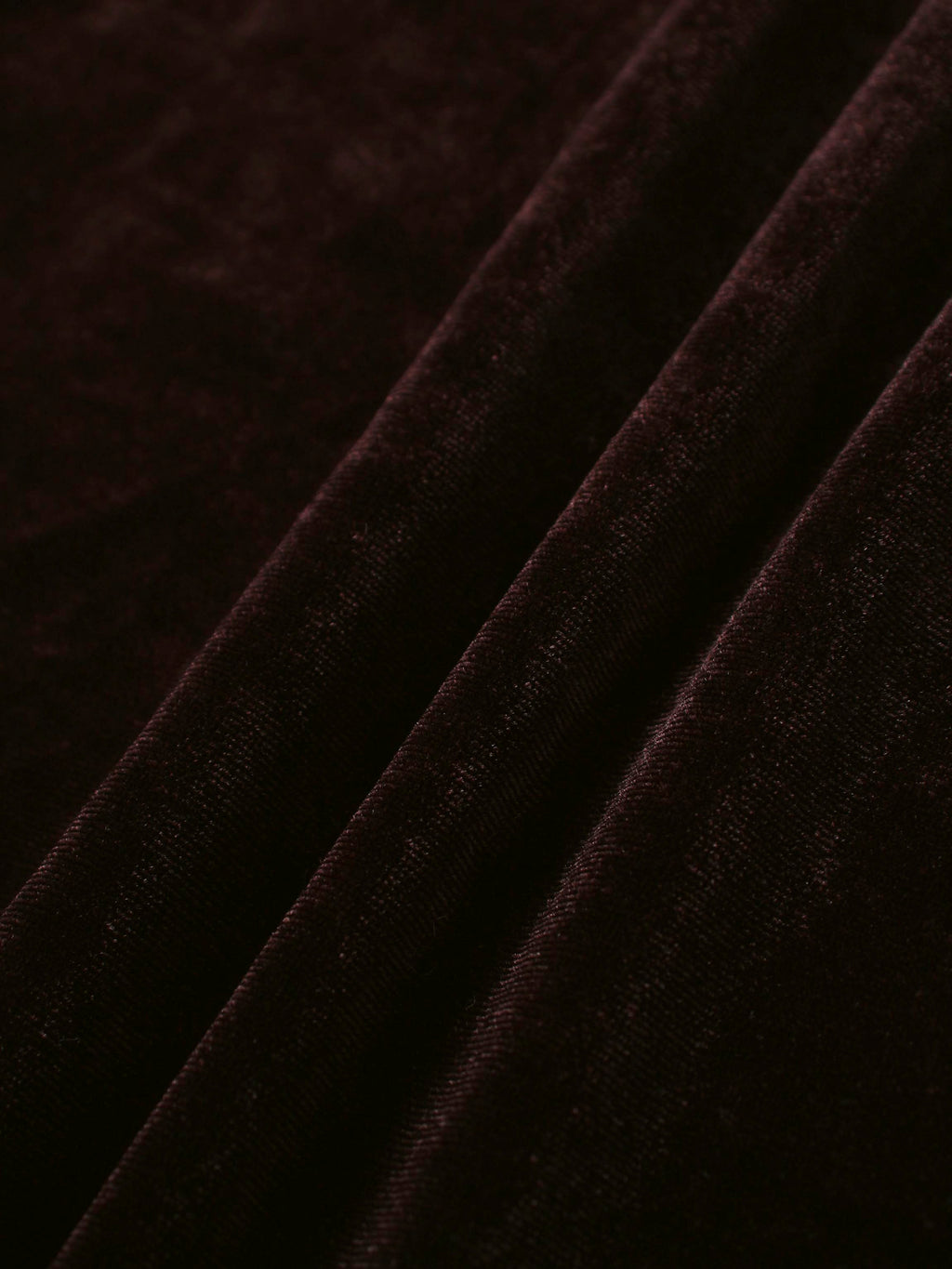 Velour Wrap Tie Maxi Dress-Brown