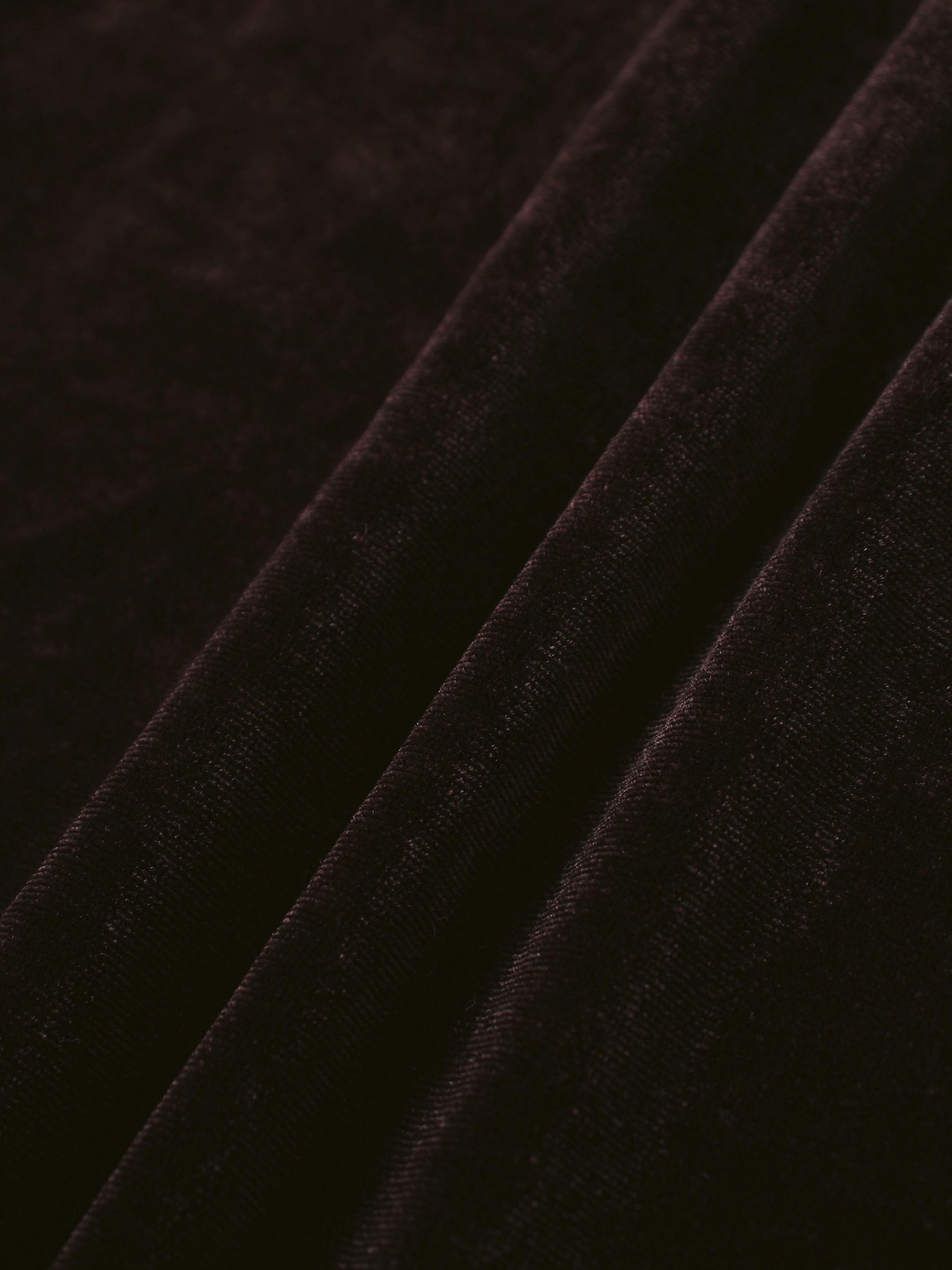 Velour Wrap Tie Maxi Dress-Brown