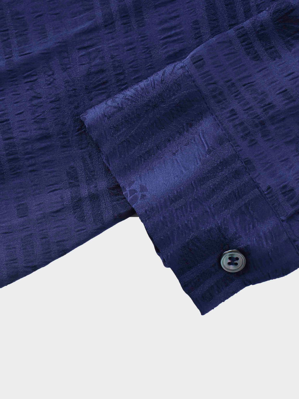 Collared A-Line Shirtdress-Navy