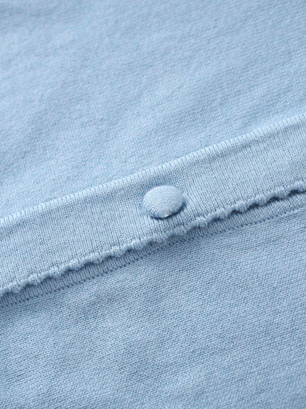 Embellished Cluster Crop Cardigan-Light Blue