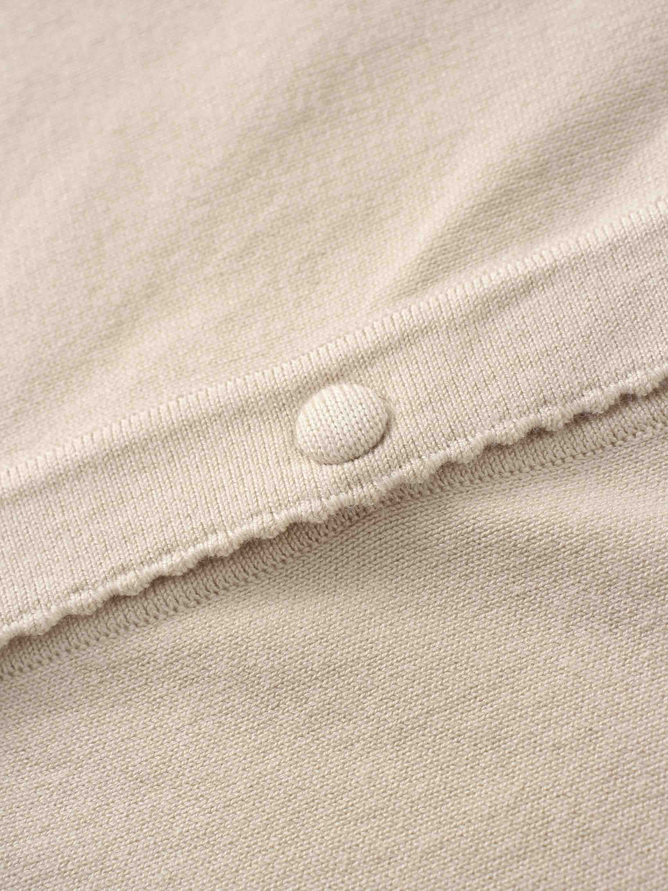 Embellished Cluster Crop Cardigan-Vanilla