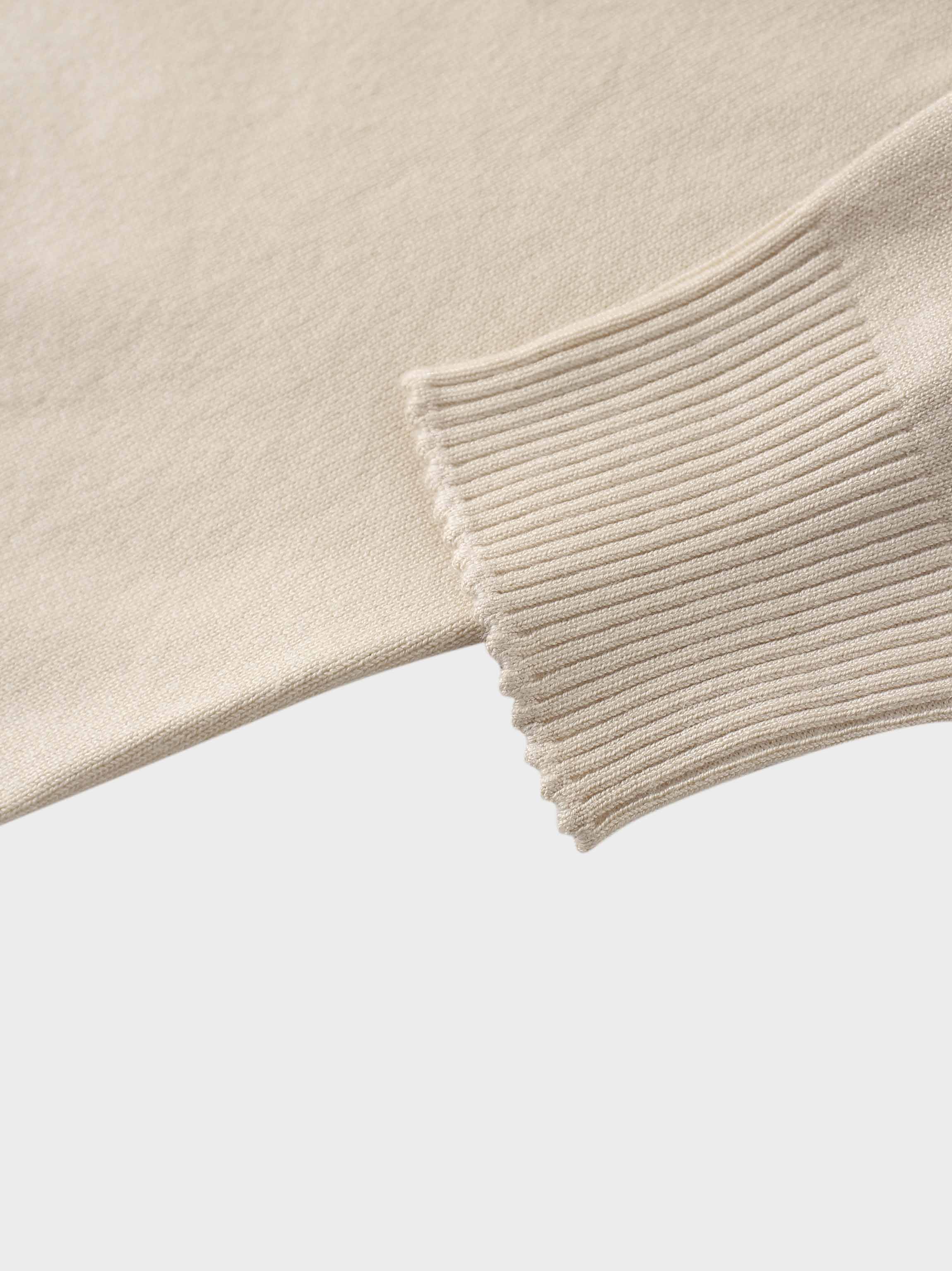 Embellished Cluster Crop Cardigan-Vanilla