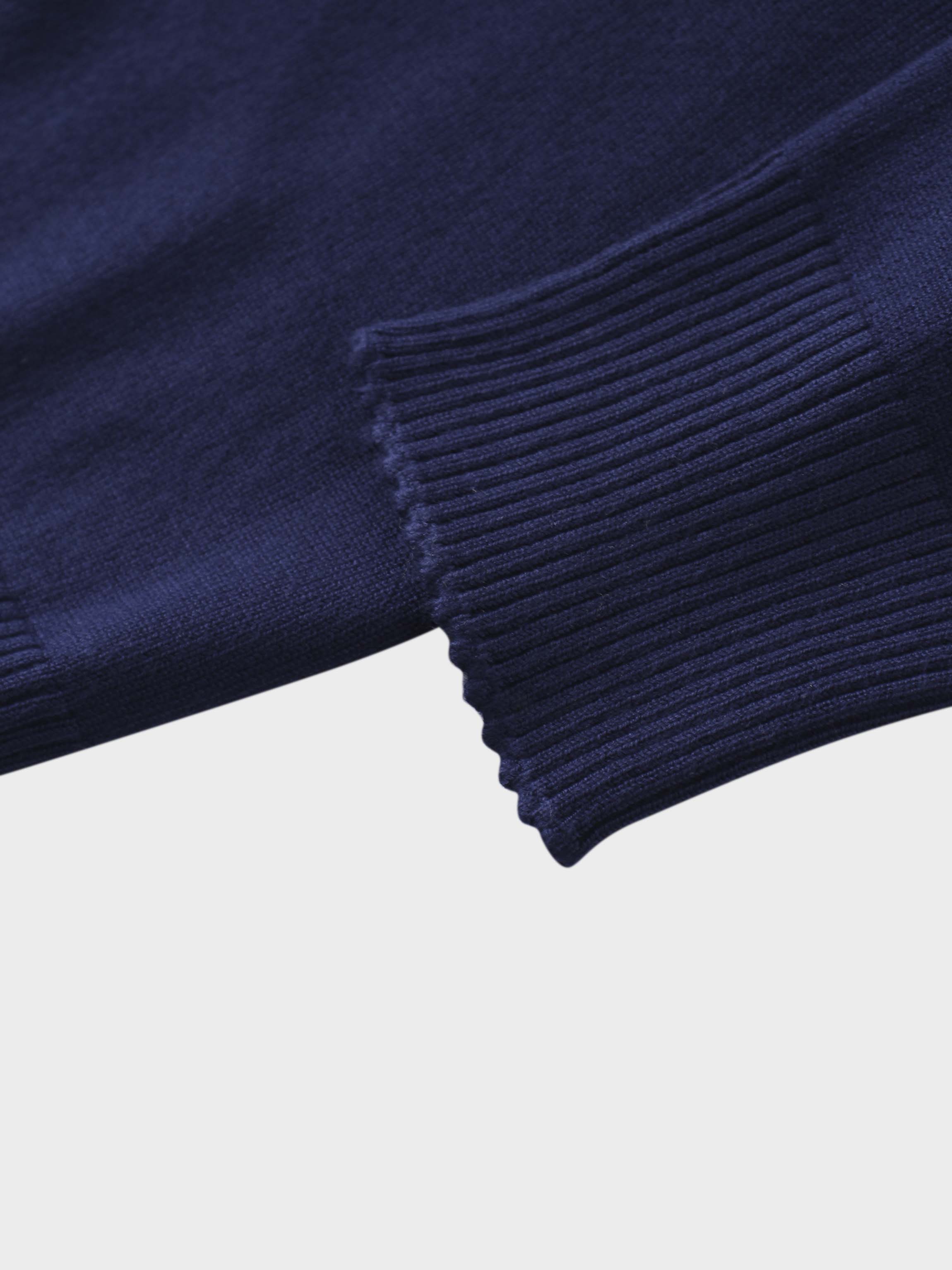 Embellished Cluster Crop Cardigan-Navy