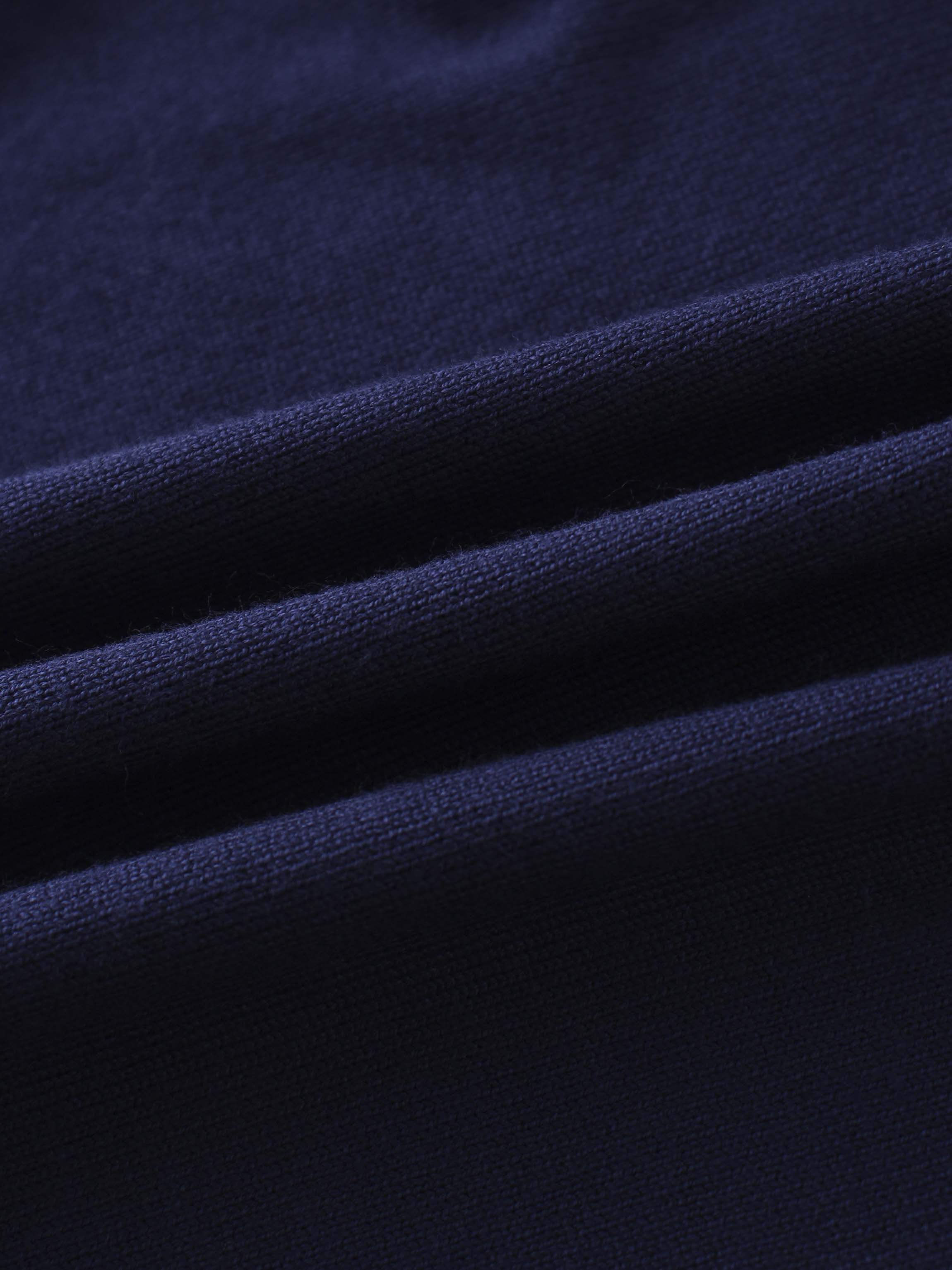 Embellished Cluster Crop Cardigan-Navy