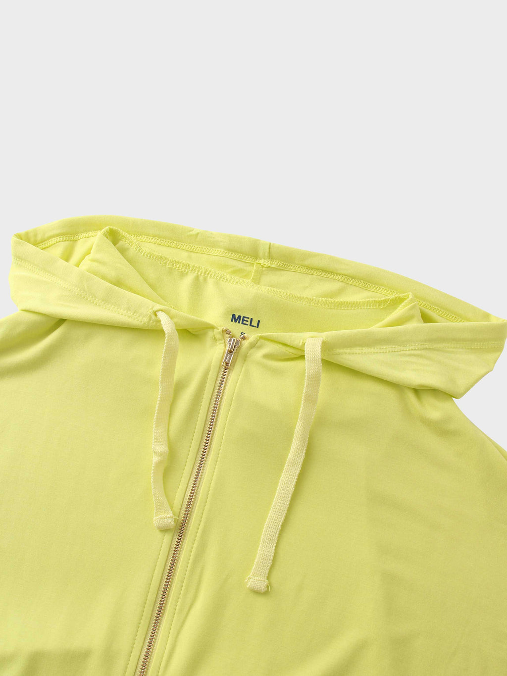 ZIP UP HOODIE-YELLOW
