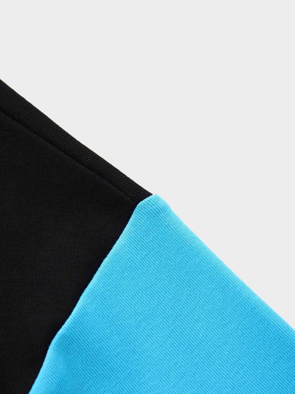 Wide Stripe Bomber-Black/Cobalt