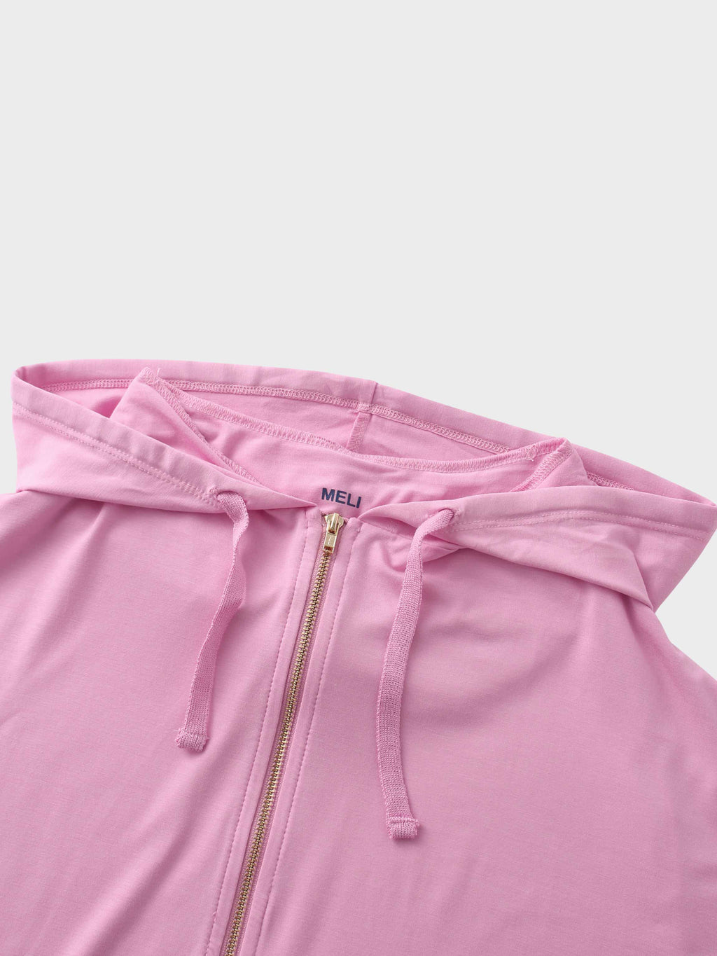 ZIP UP HOODIE-BUBBLEGUM PINK
