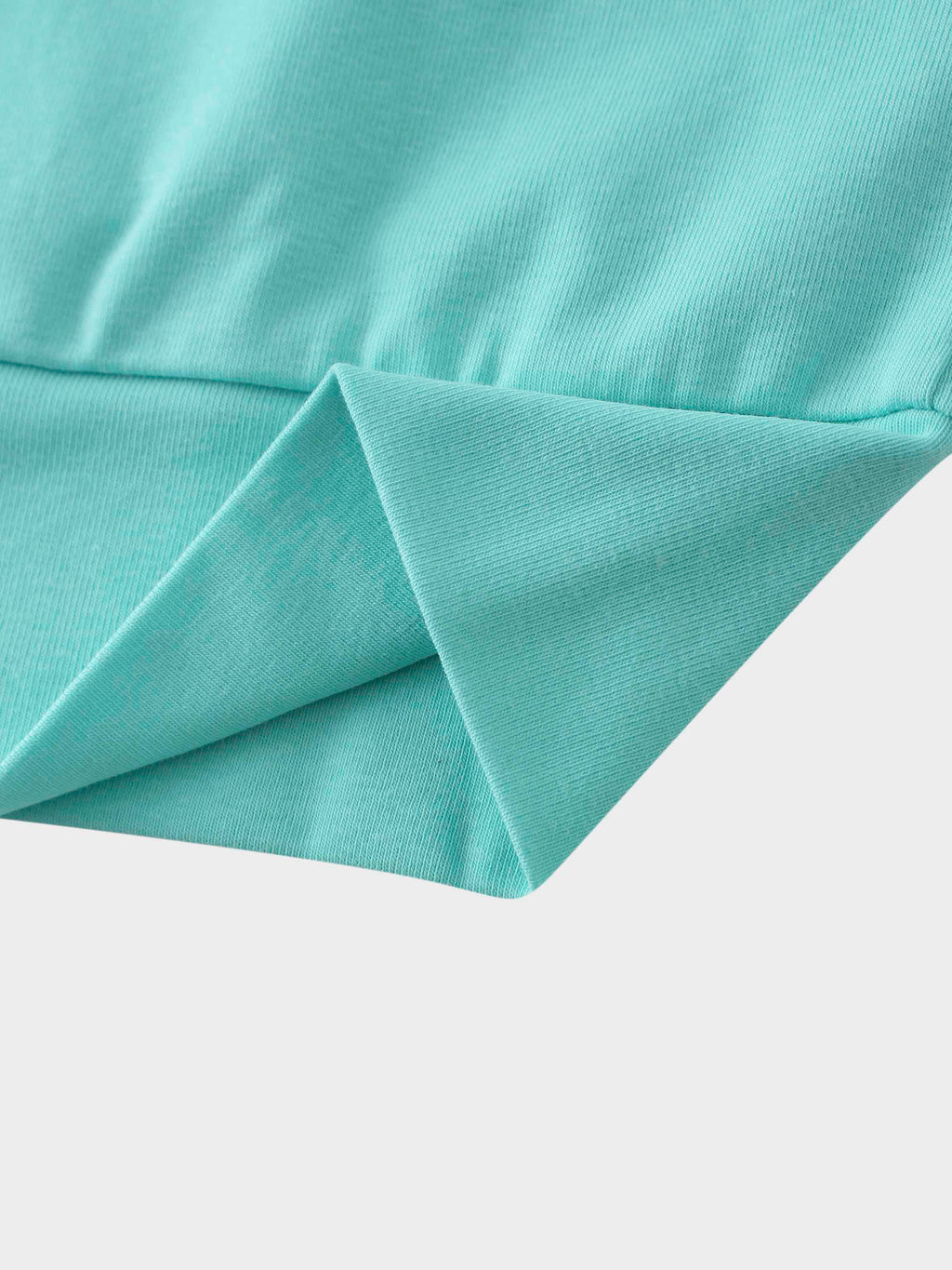 Wide Stripe Bomber-Aqua/White