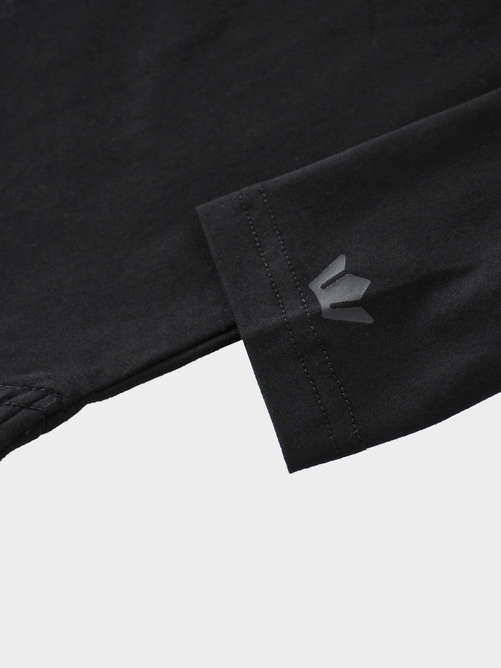 Oversized Rounded Hem T-Shirt-Black