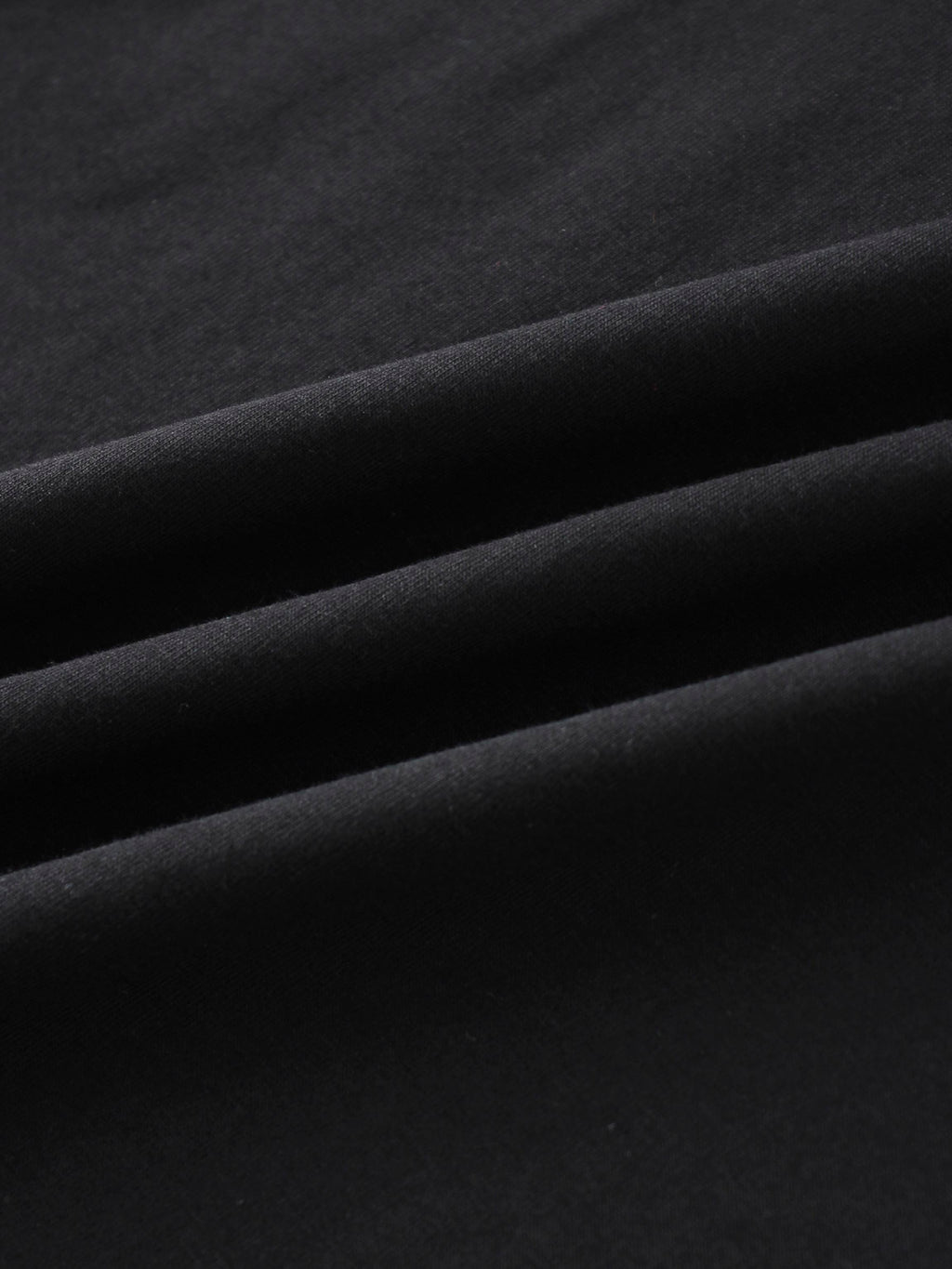 Oversized Rounded Hem T-Shirt-Black