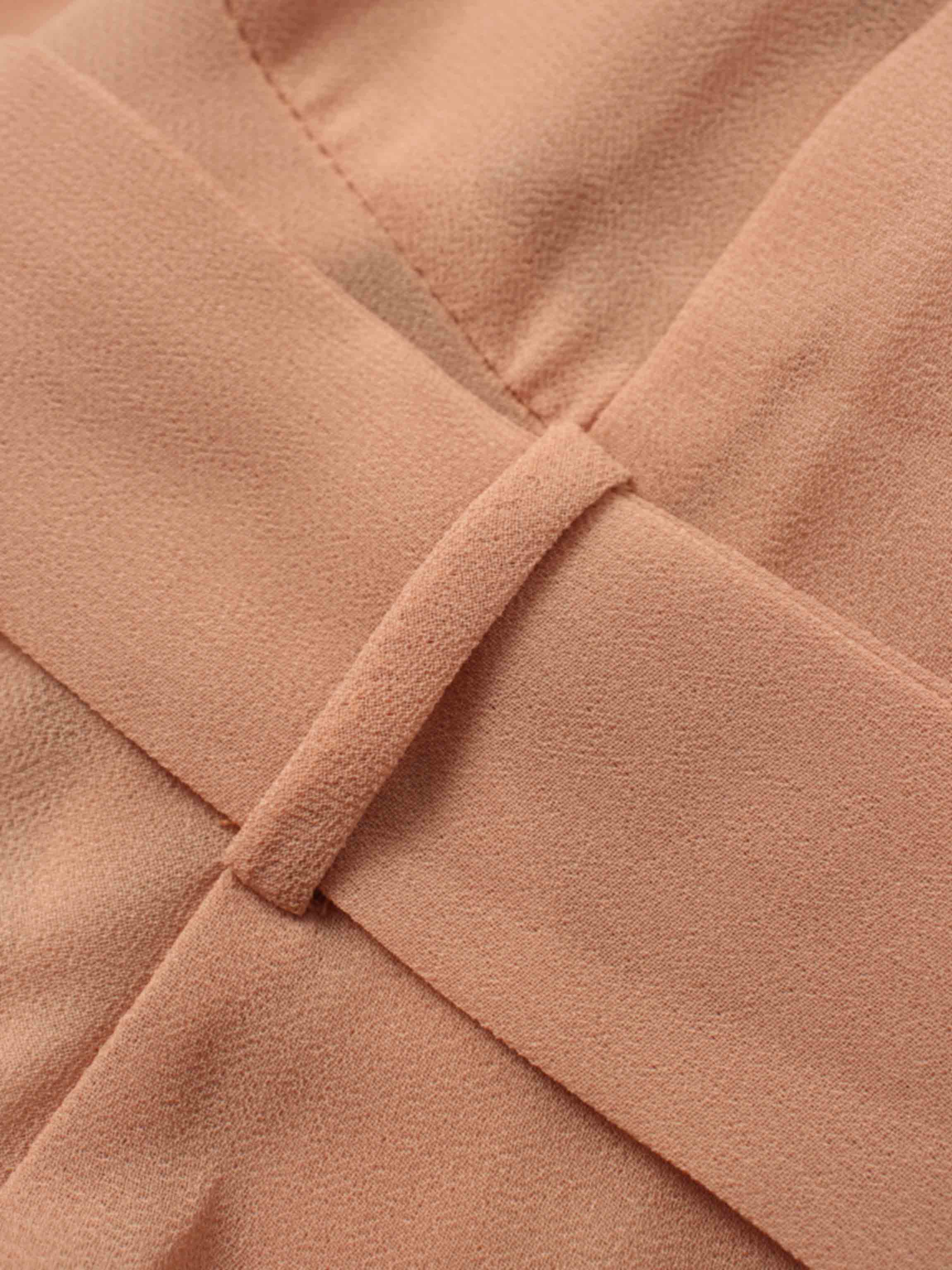 Asymmetrical Bottom Belted Dress-Mocha