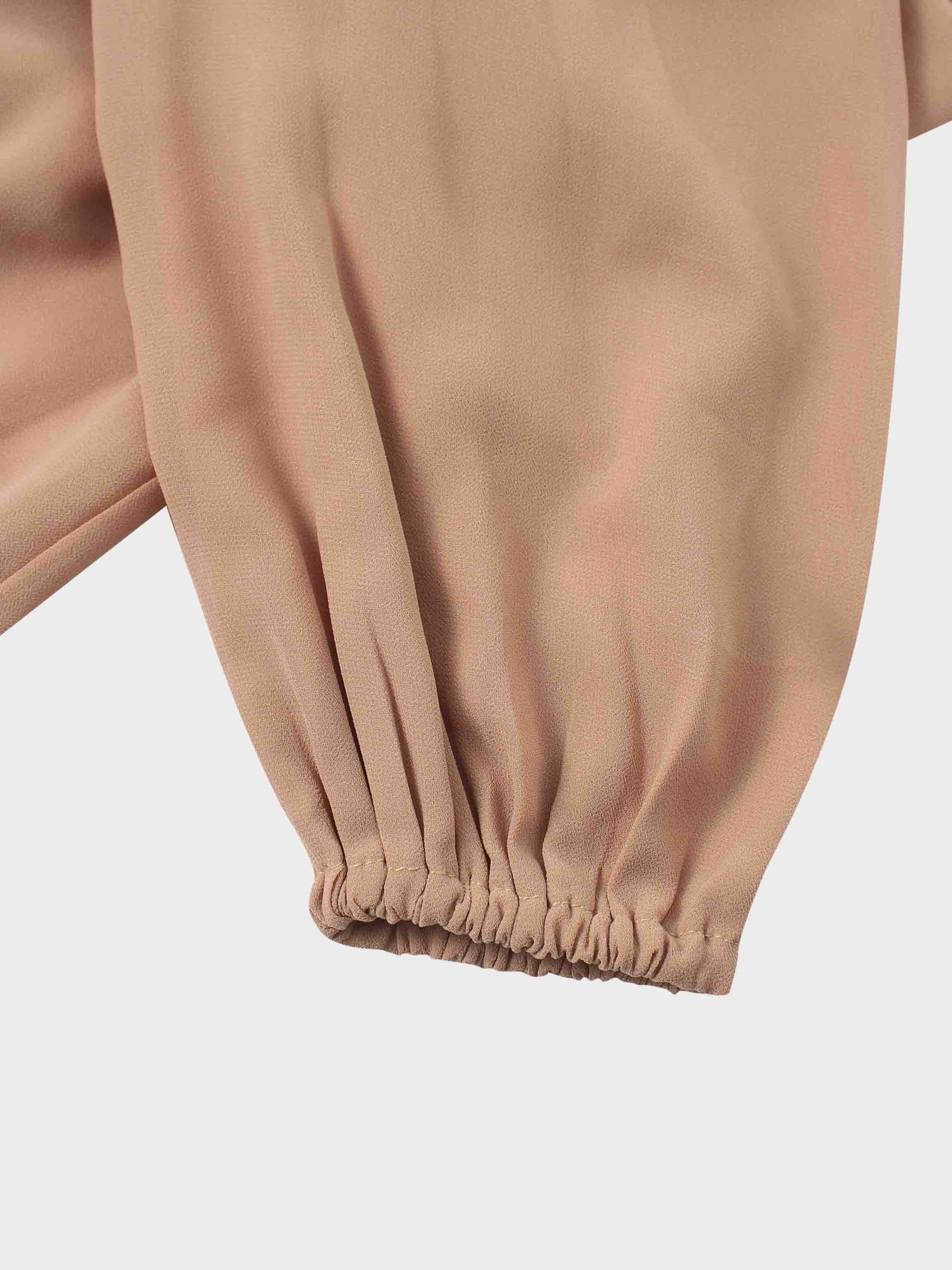 Asymmetrical Bottom Belted Dress-Mocha