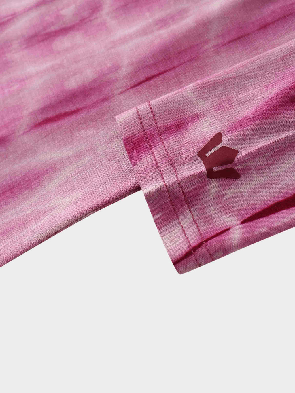 Tie Dye Crew Neck T-Shirt-Pink