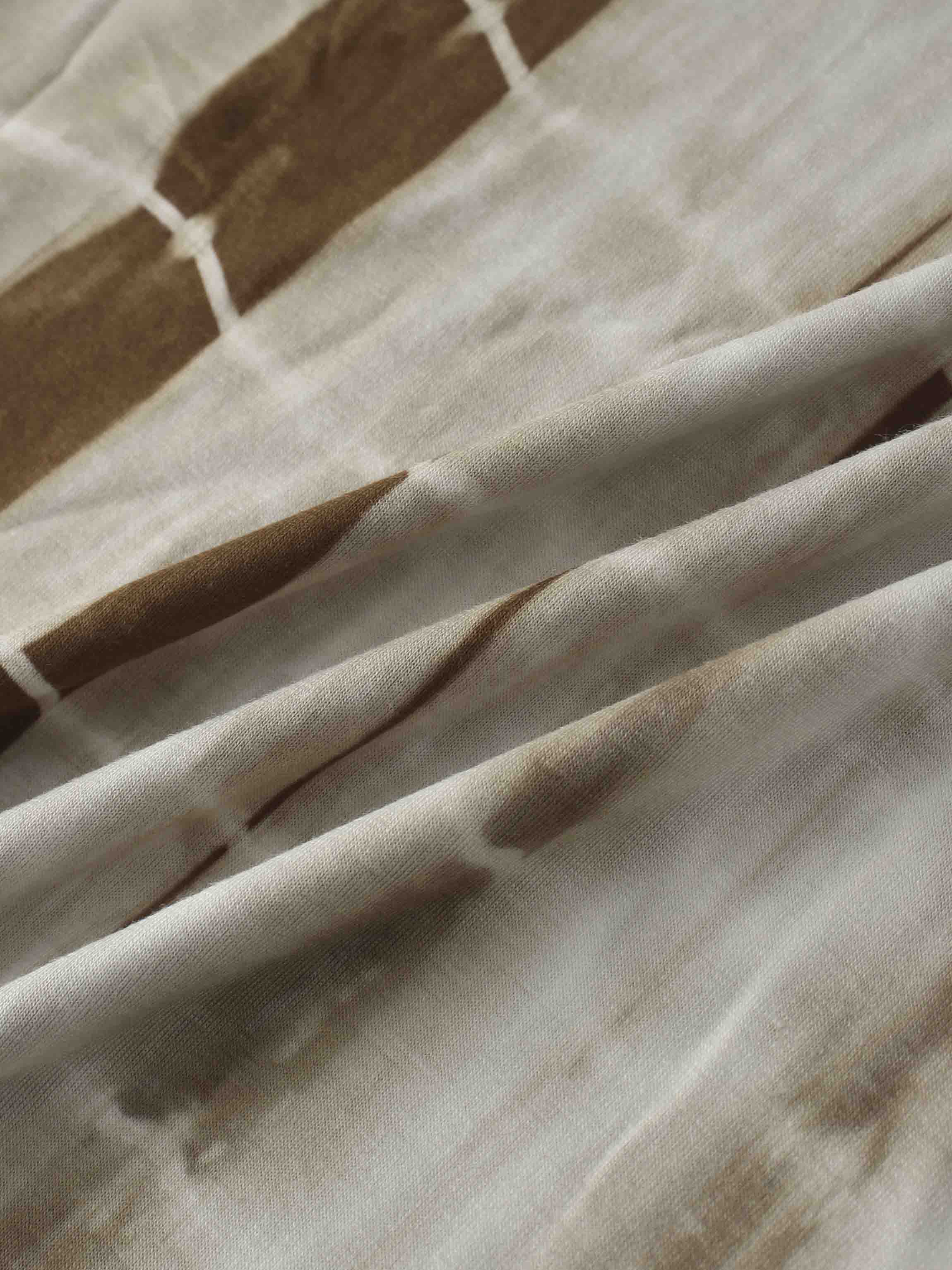 Tie Dye Crew Neck T-Shirt-Olive