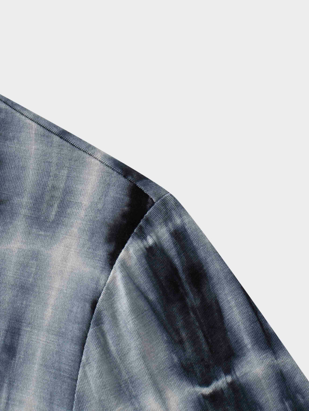 Tie Dye Crew Neck T-Shirt-Blue