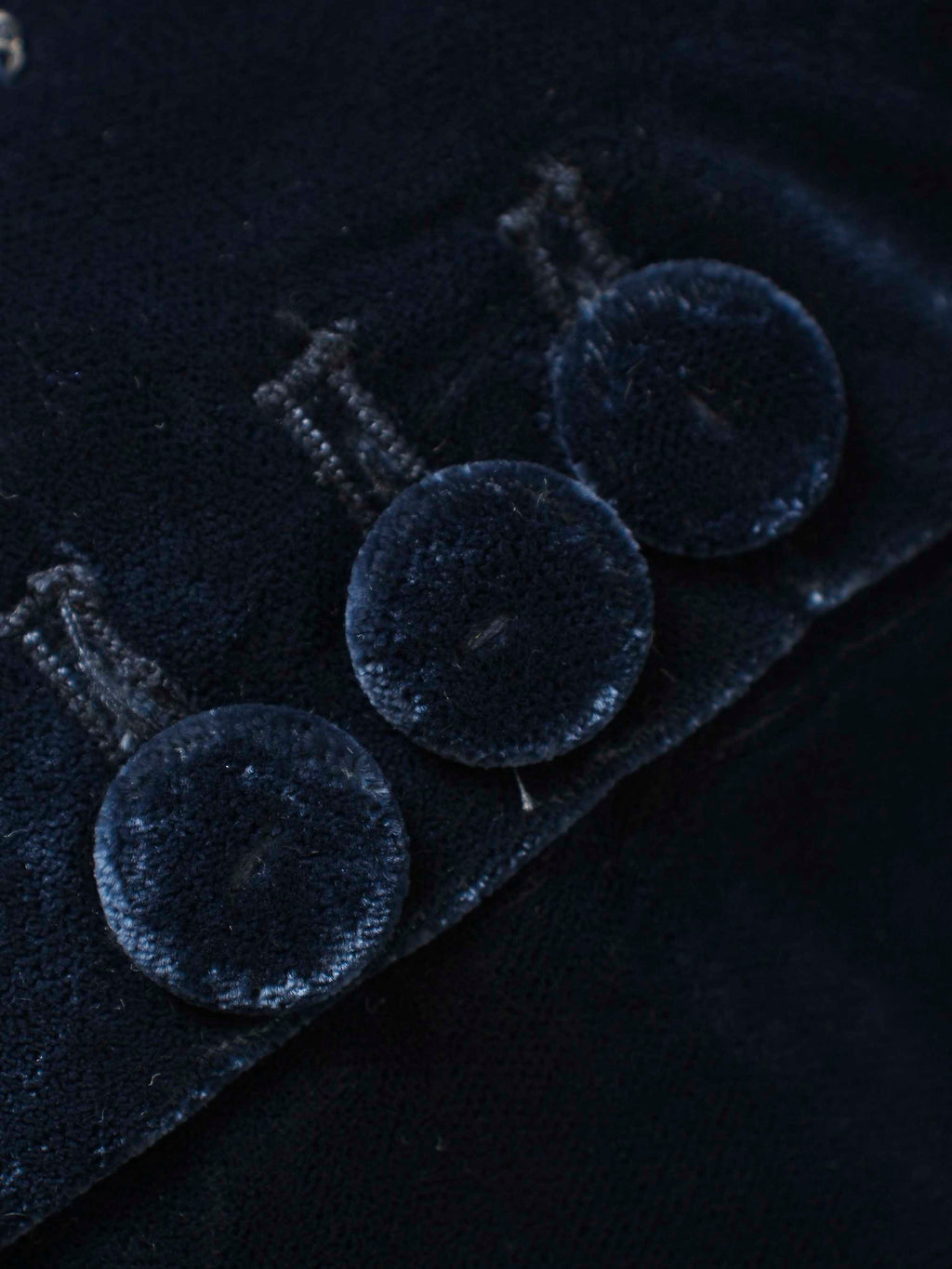 Embellished Velvet Blazer-Grey/Blue