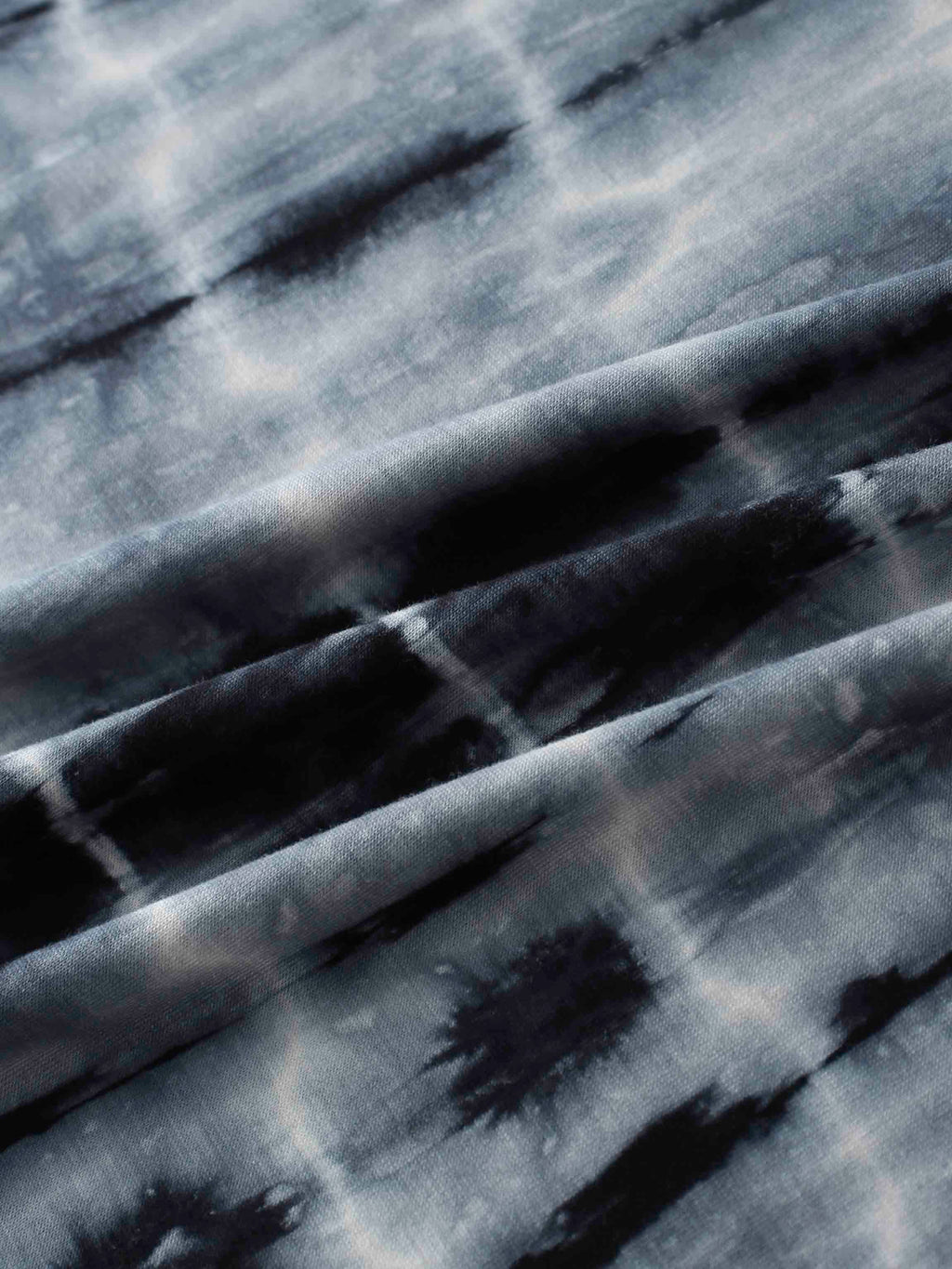 Tie Dye Crew Neck T-Shirt-Blue