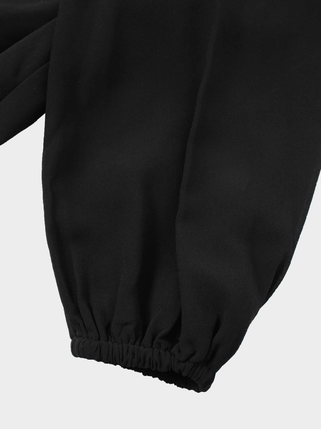 Asymmetrical Bottom Belted Dress-Black