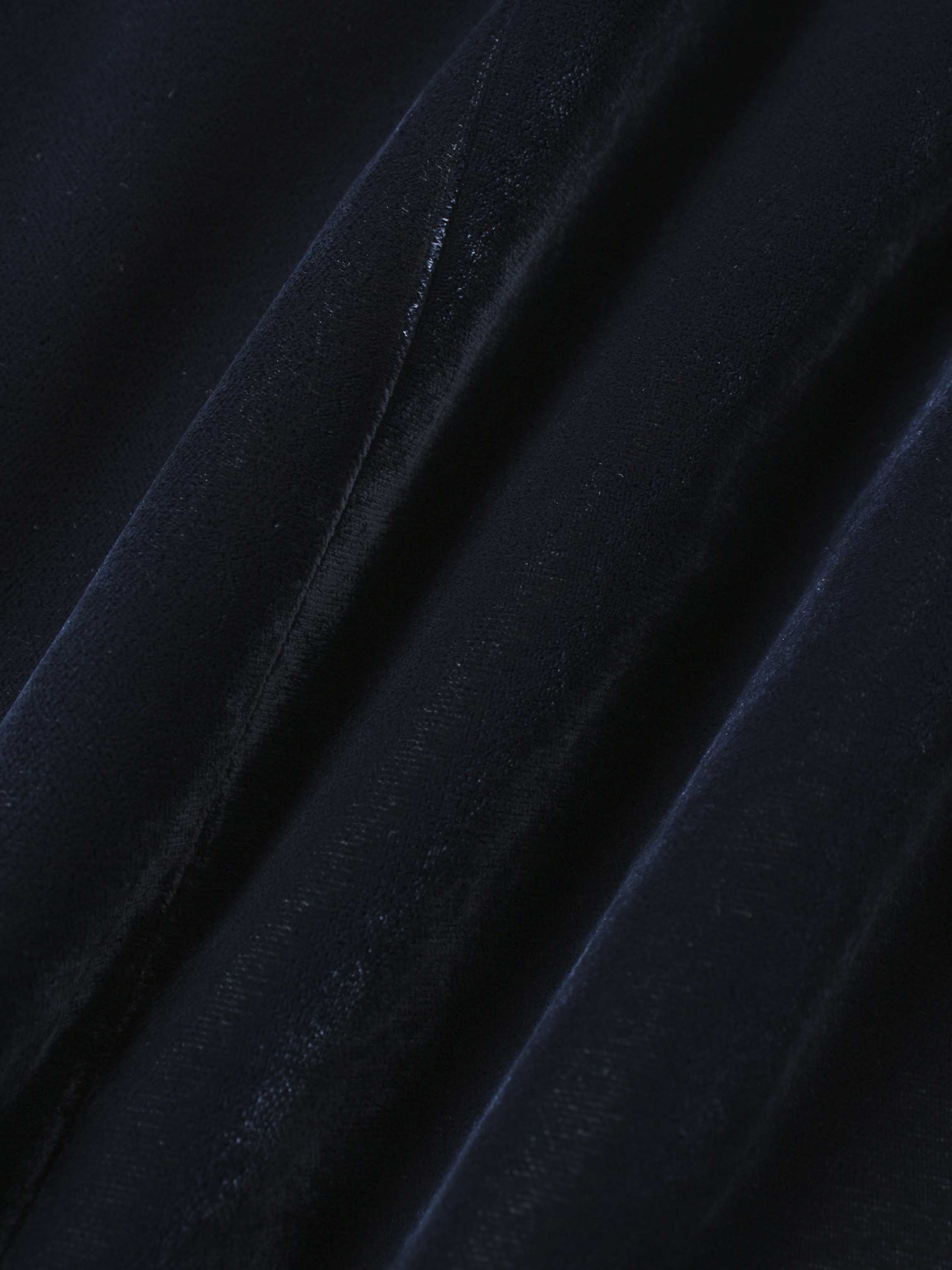 Embellished Velvet Blazer-Grey/Blue