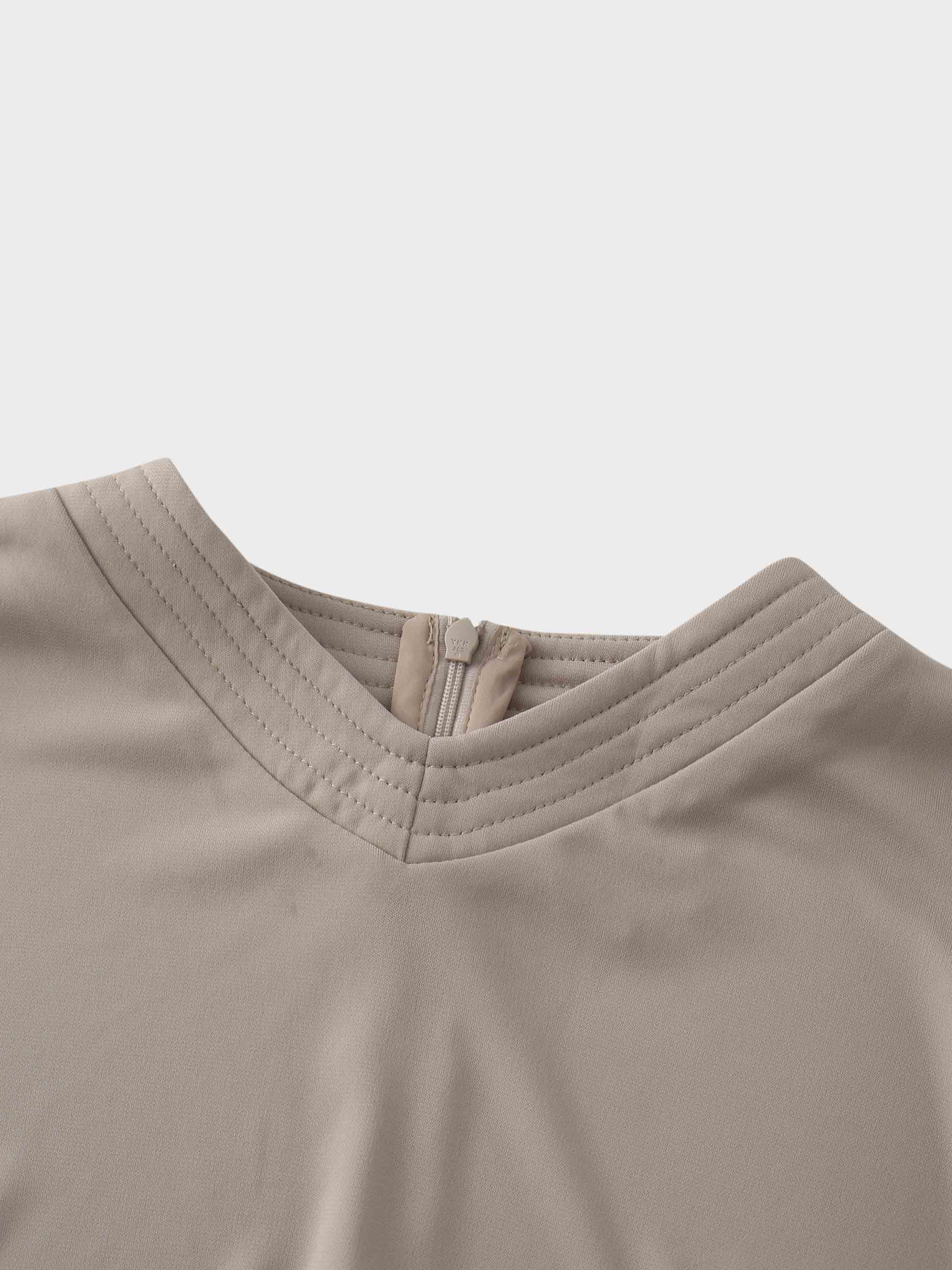 Princess Stitched High V top-Mauve