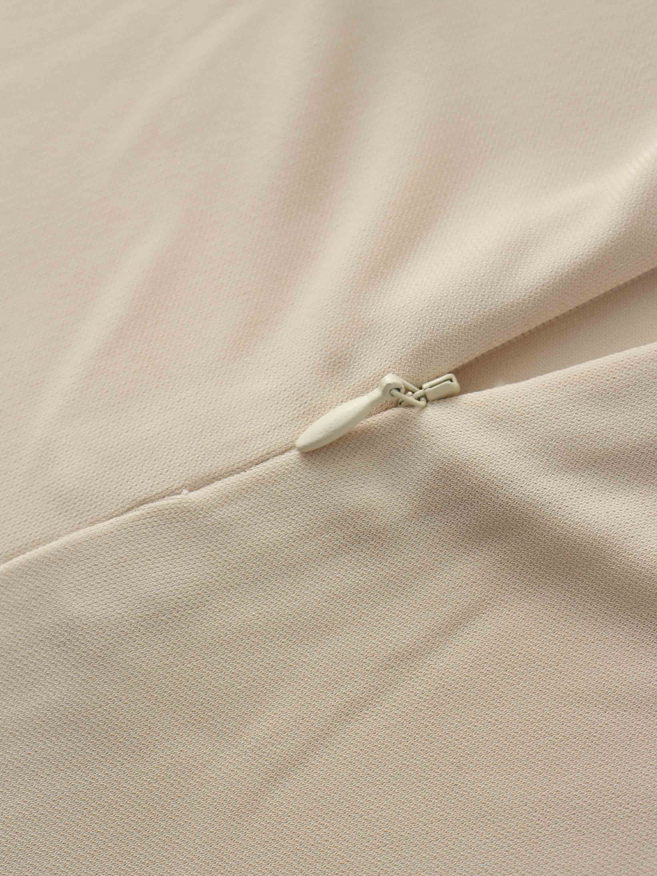 Princess Stitched High V top-Cream