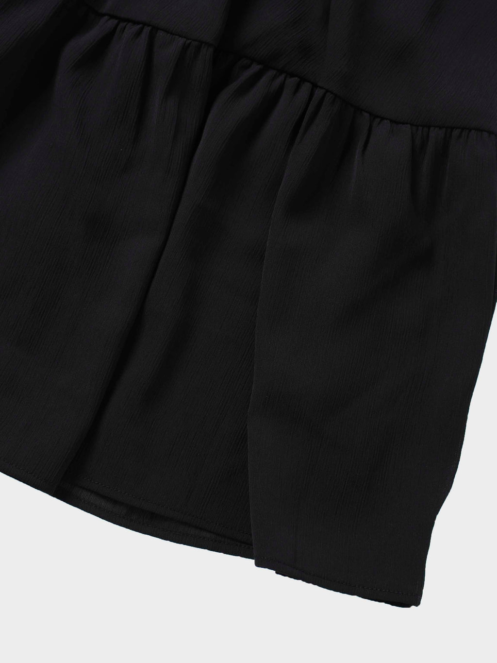 Tiered Dress-Black/Navy