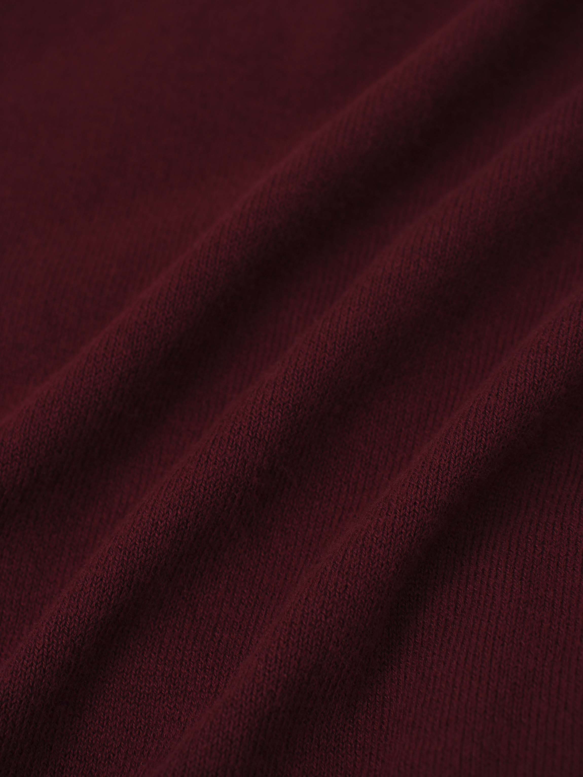 Textured Print Sweater-Burgundy Floral