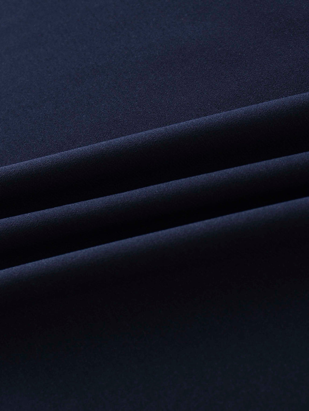 Side Button Yoke Skirt-Navy