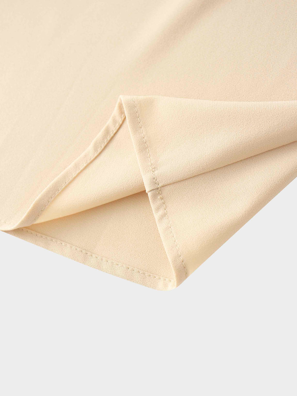 Side Button Yoke Skirt-Bone