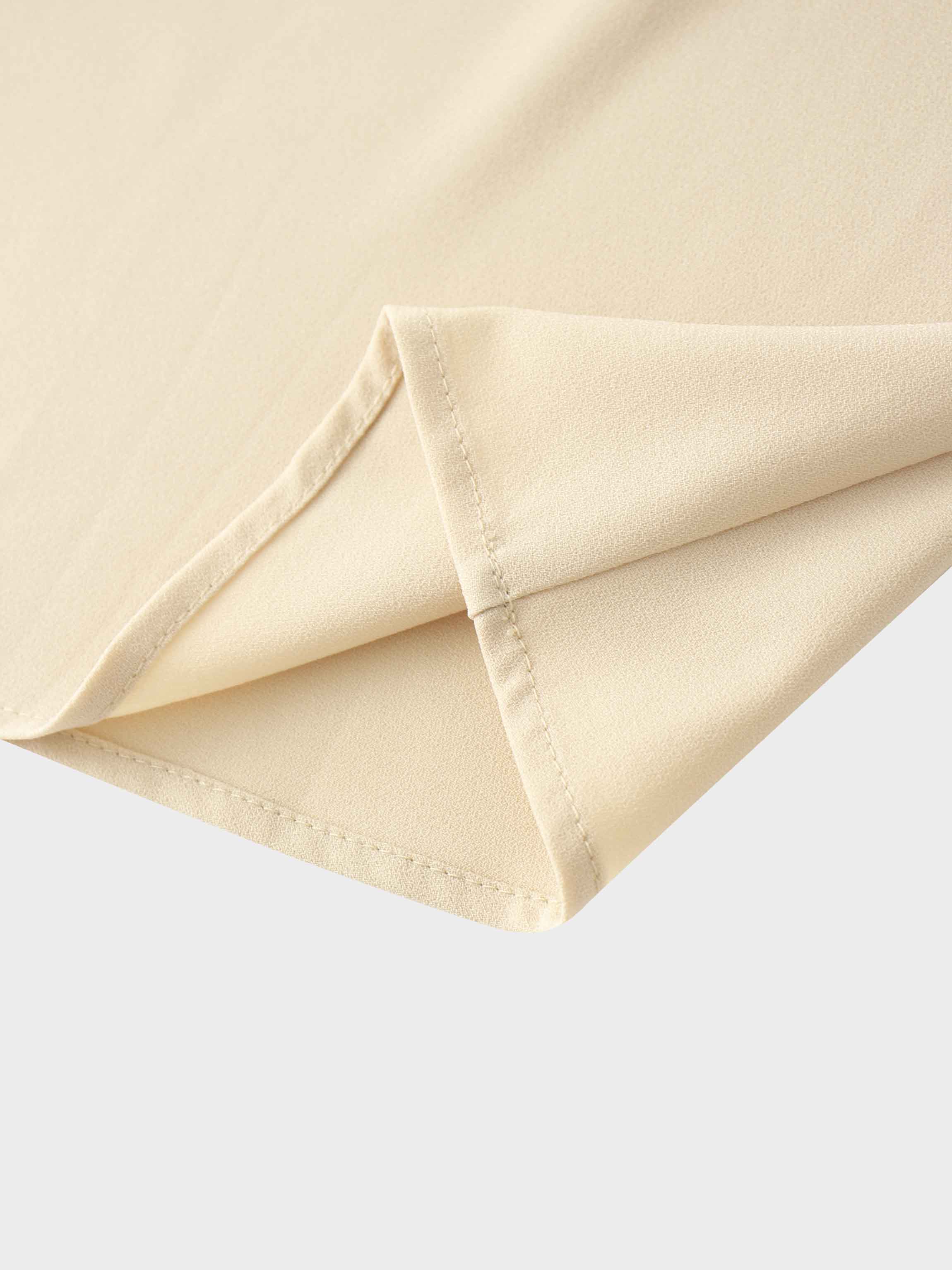 Side Button Yoke Skirt-Bone