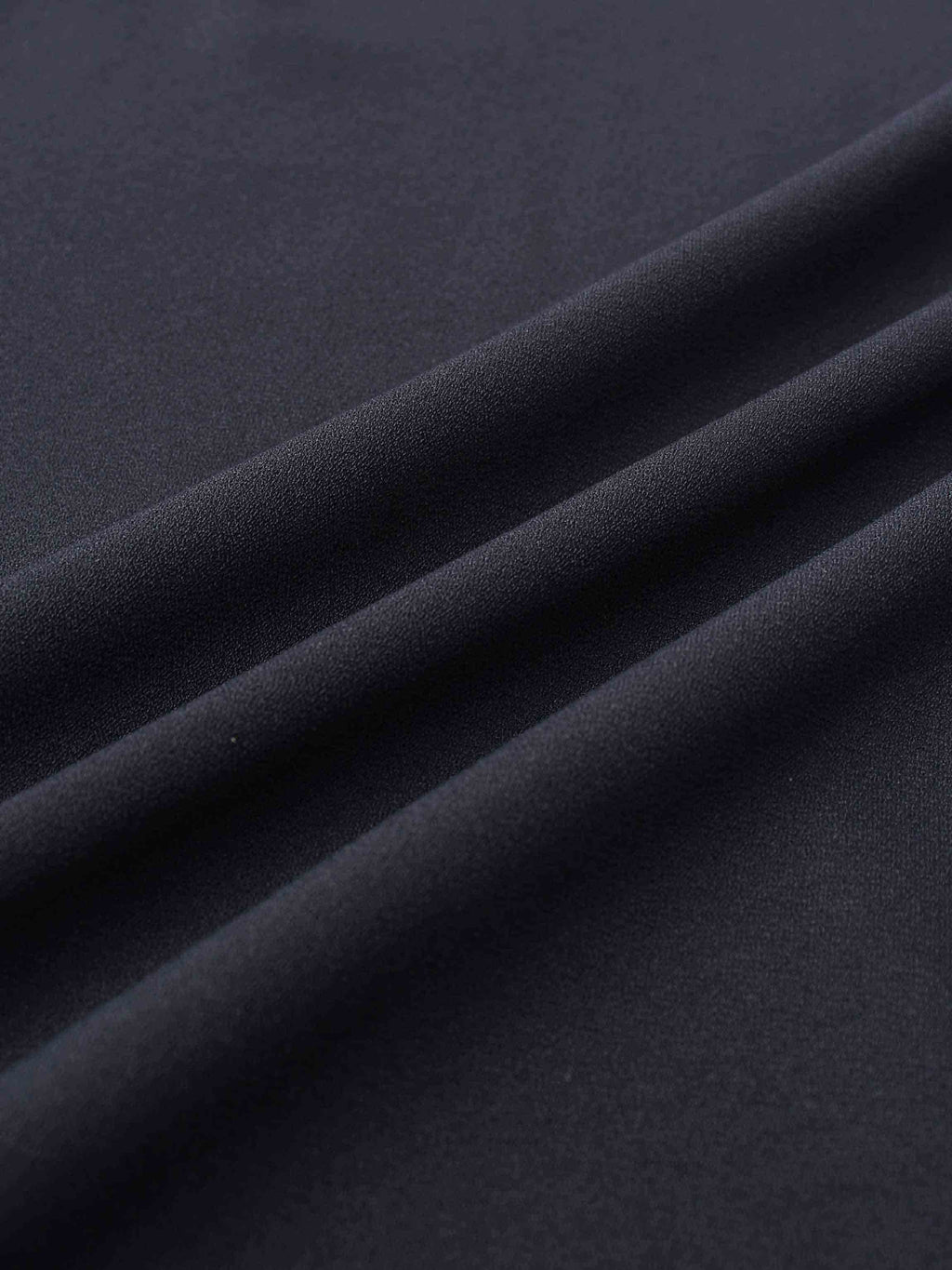 Straight Kick Pleat Maxi Skirt-Navy