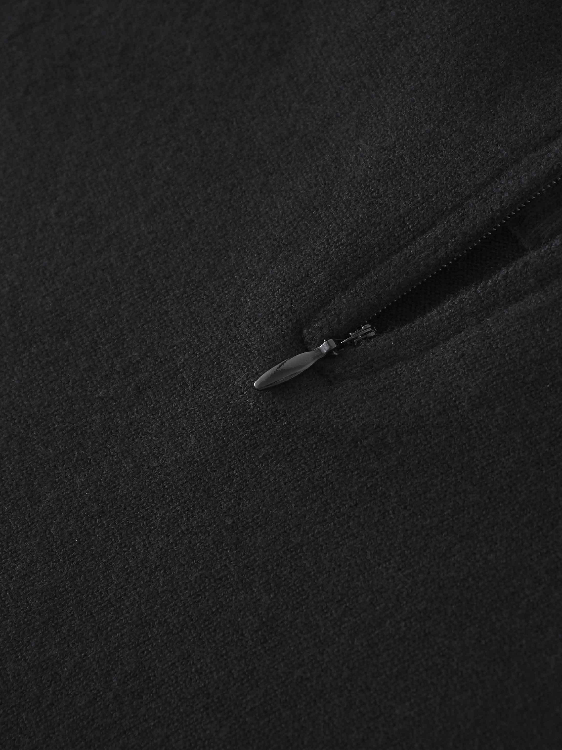 Embellished Crew Sweater-Black