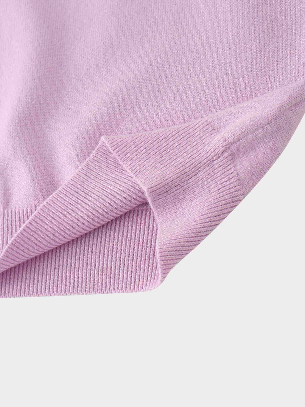 Embellished Crew Sweater-Lilac