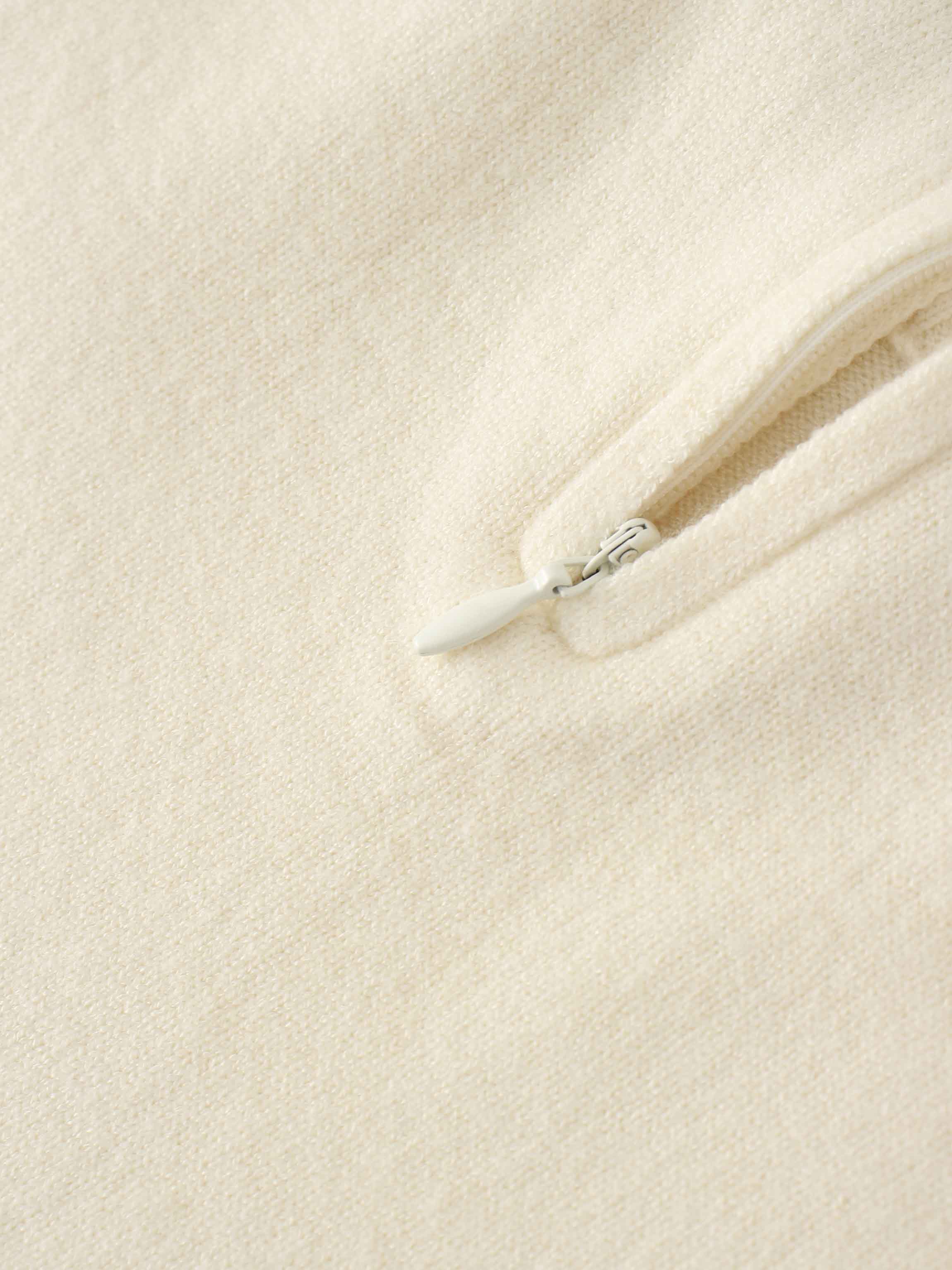 Embellished Crew Sweater-Ivory