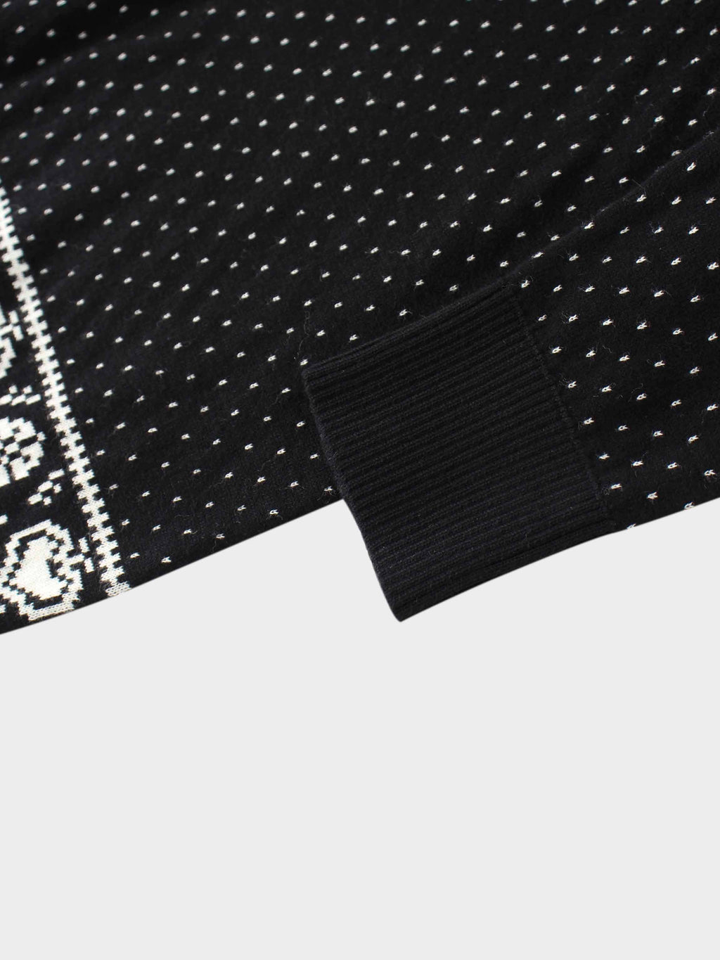 Designed Sweater-White Combo Print