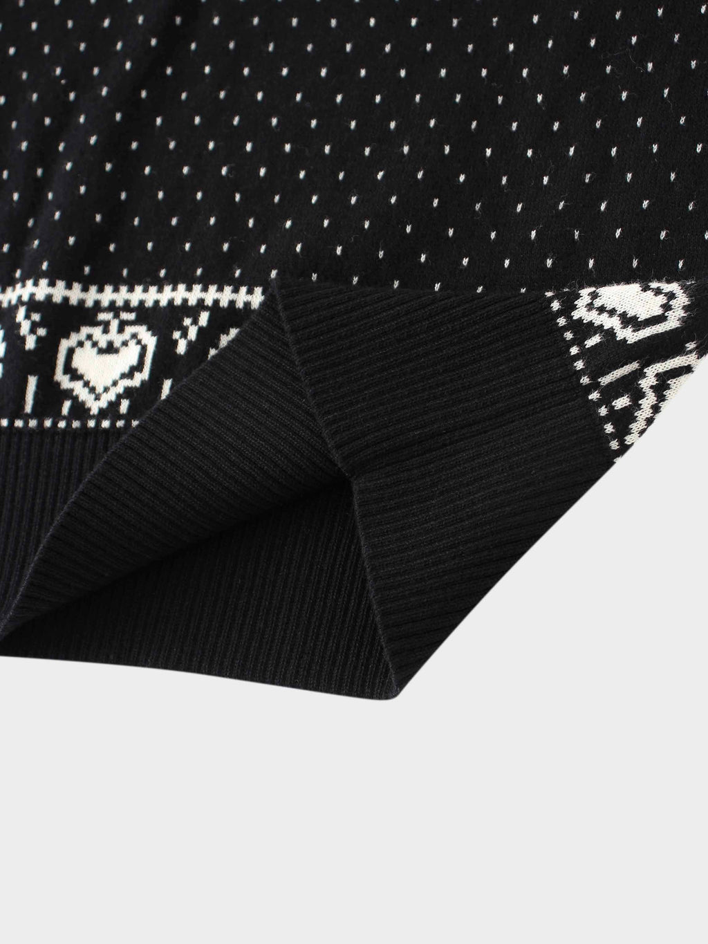 Designed Sweater-White Combo Print