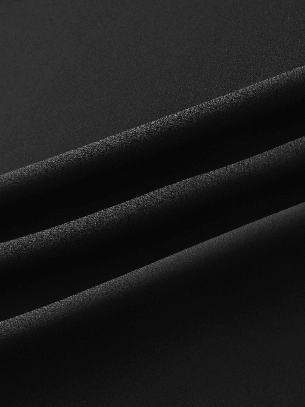 Crepe Flare Skirt-Black