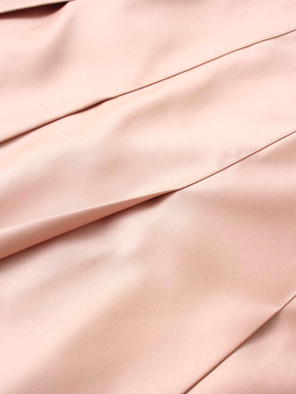 Lux Satin Pleated Skirt 37"-Blush