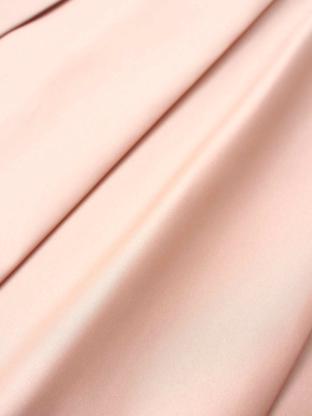 Lux Satin Pleated Skirt 37"-Blush
