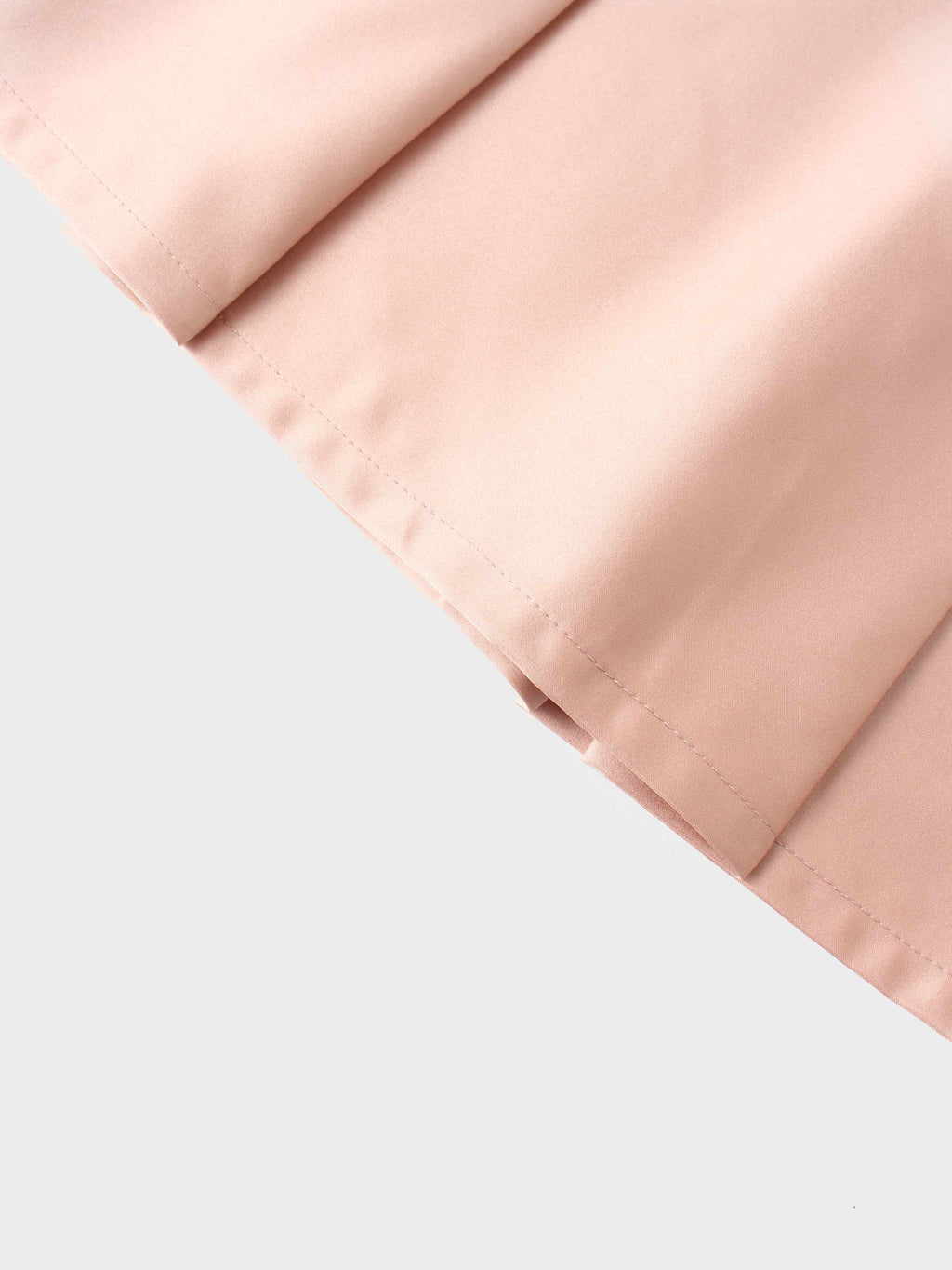 Lux Satin Pleated Skirt 37"-Blush