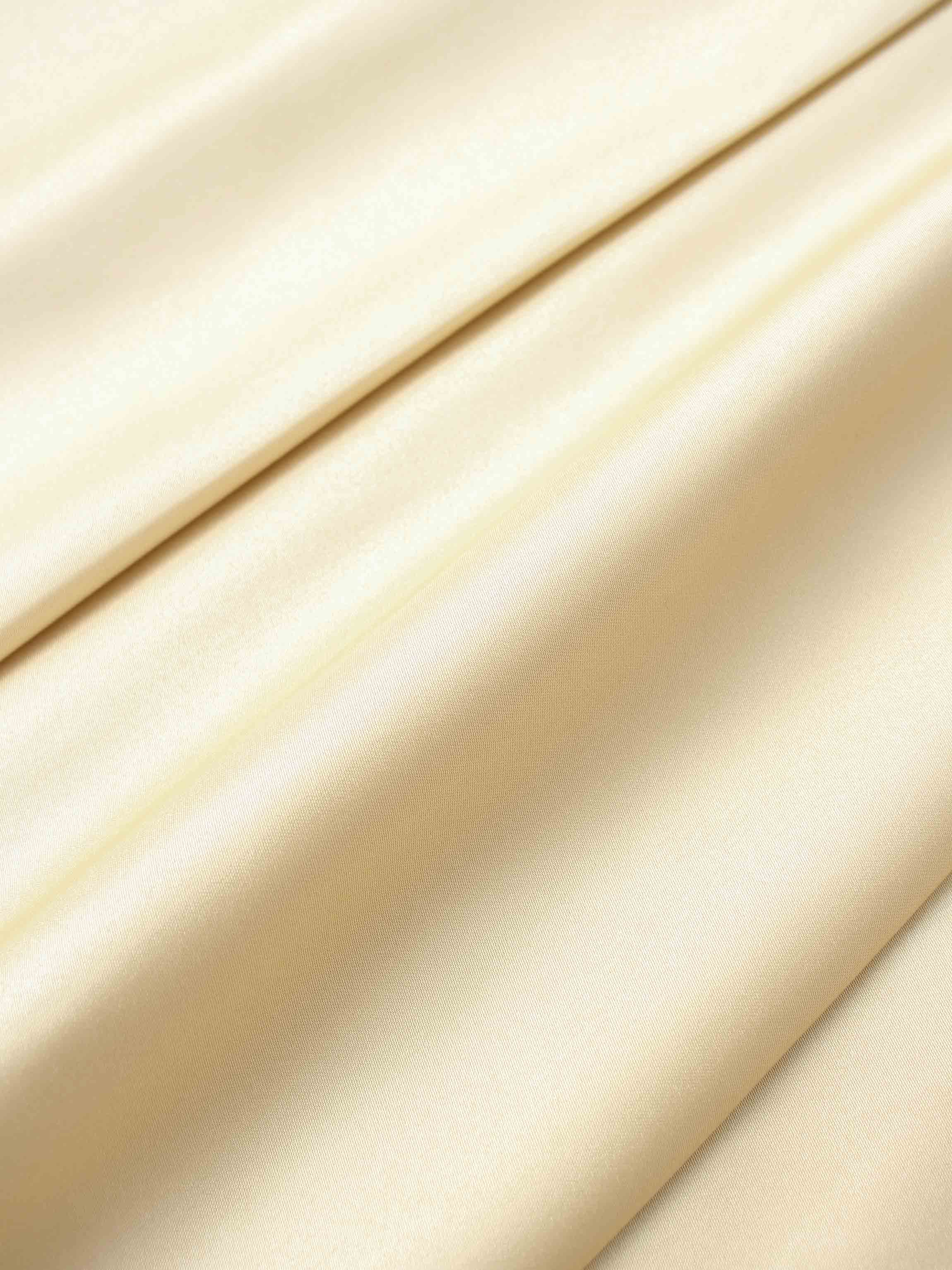Lux Satin Pleated Skirt 37"-Ivory