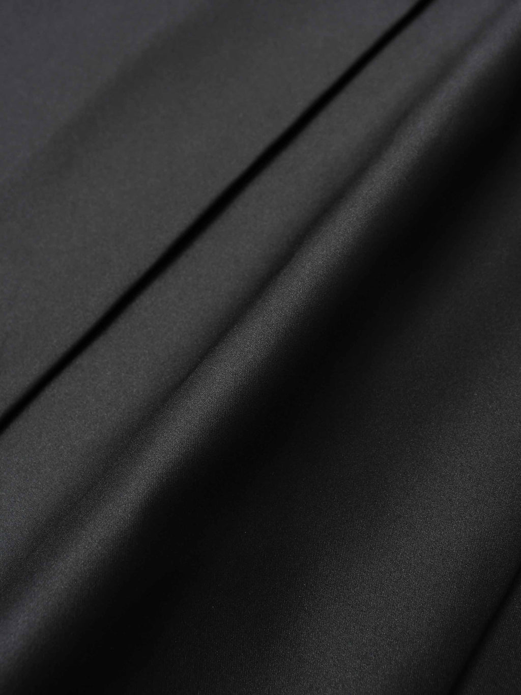 Lux Satin Pleated Skirt 37"-Black