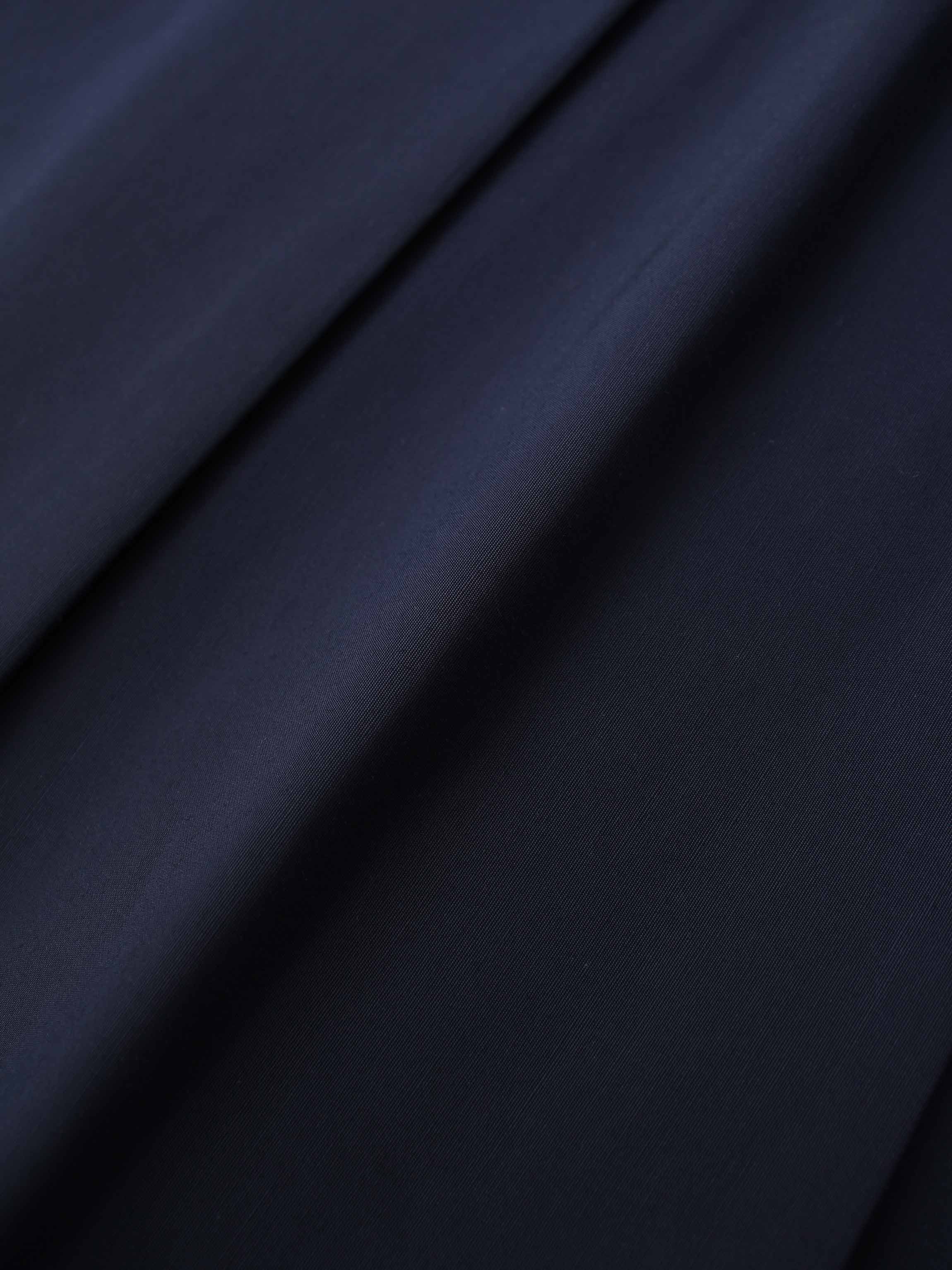 Taffeta Pleat Skirt 26"-Navy