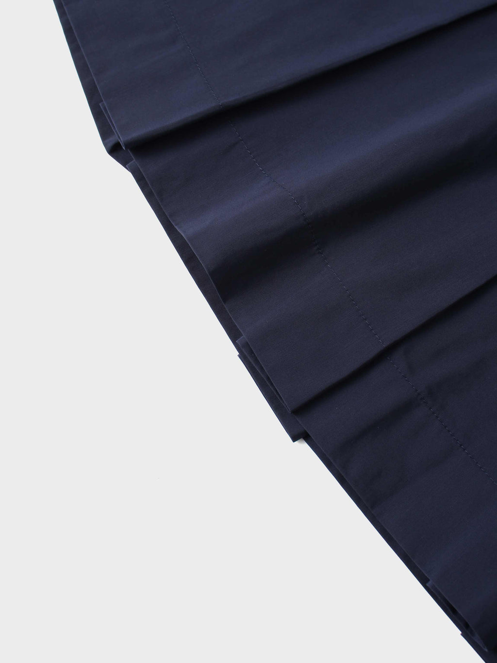 Taffeta Pleat Skirt 26"-Navy