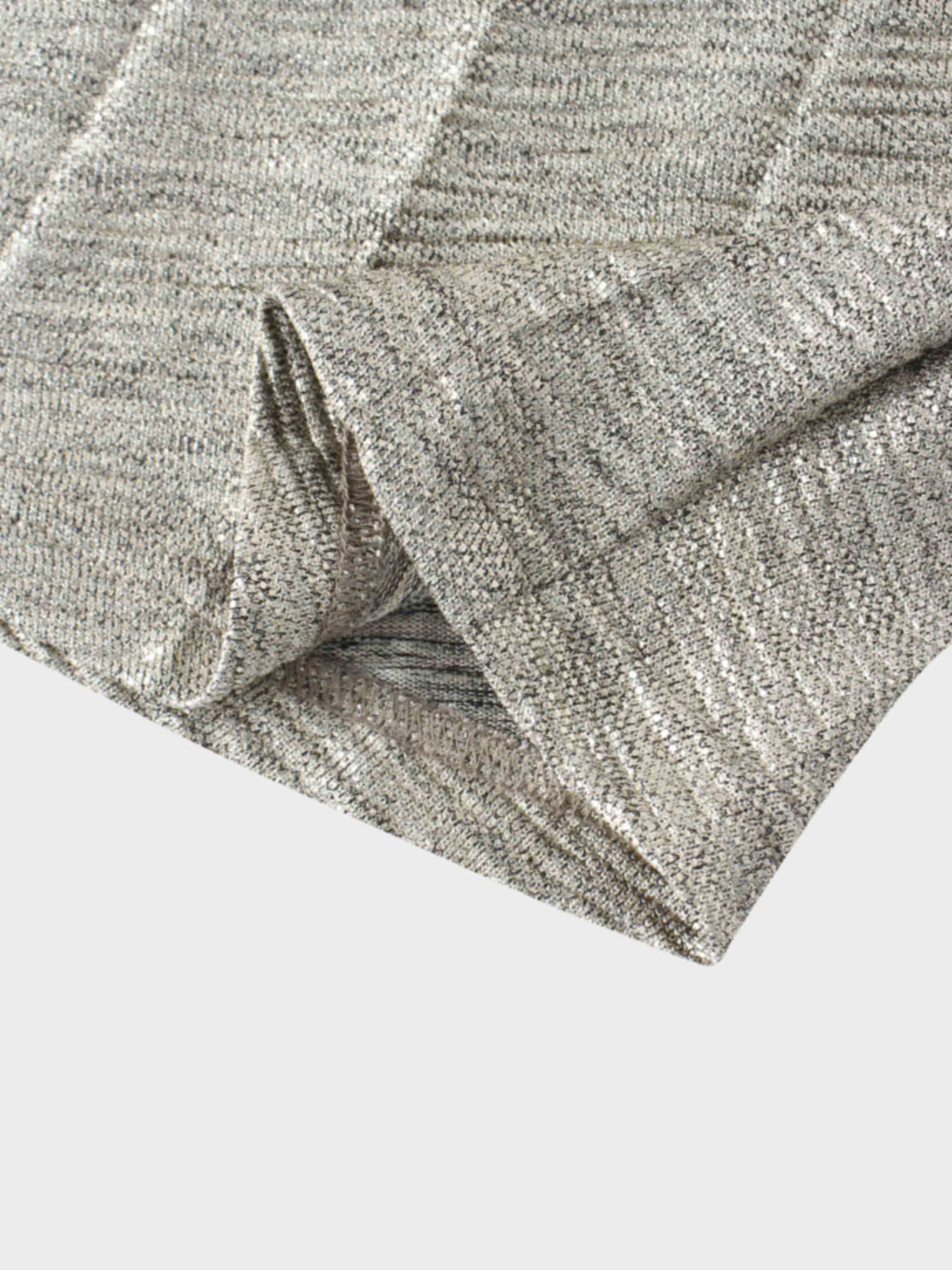 Shimmer Front Knot Pleat Dress 50"-Gold