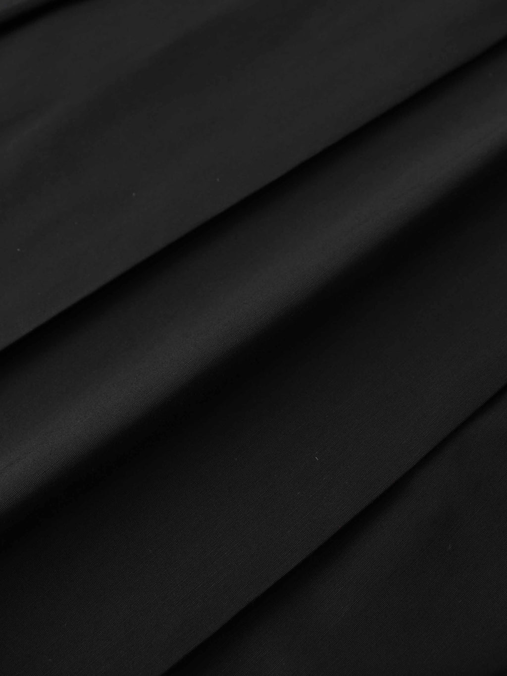 Taffeta Pleat Skirt 26"-Black