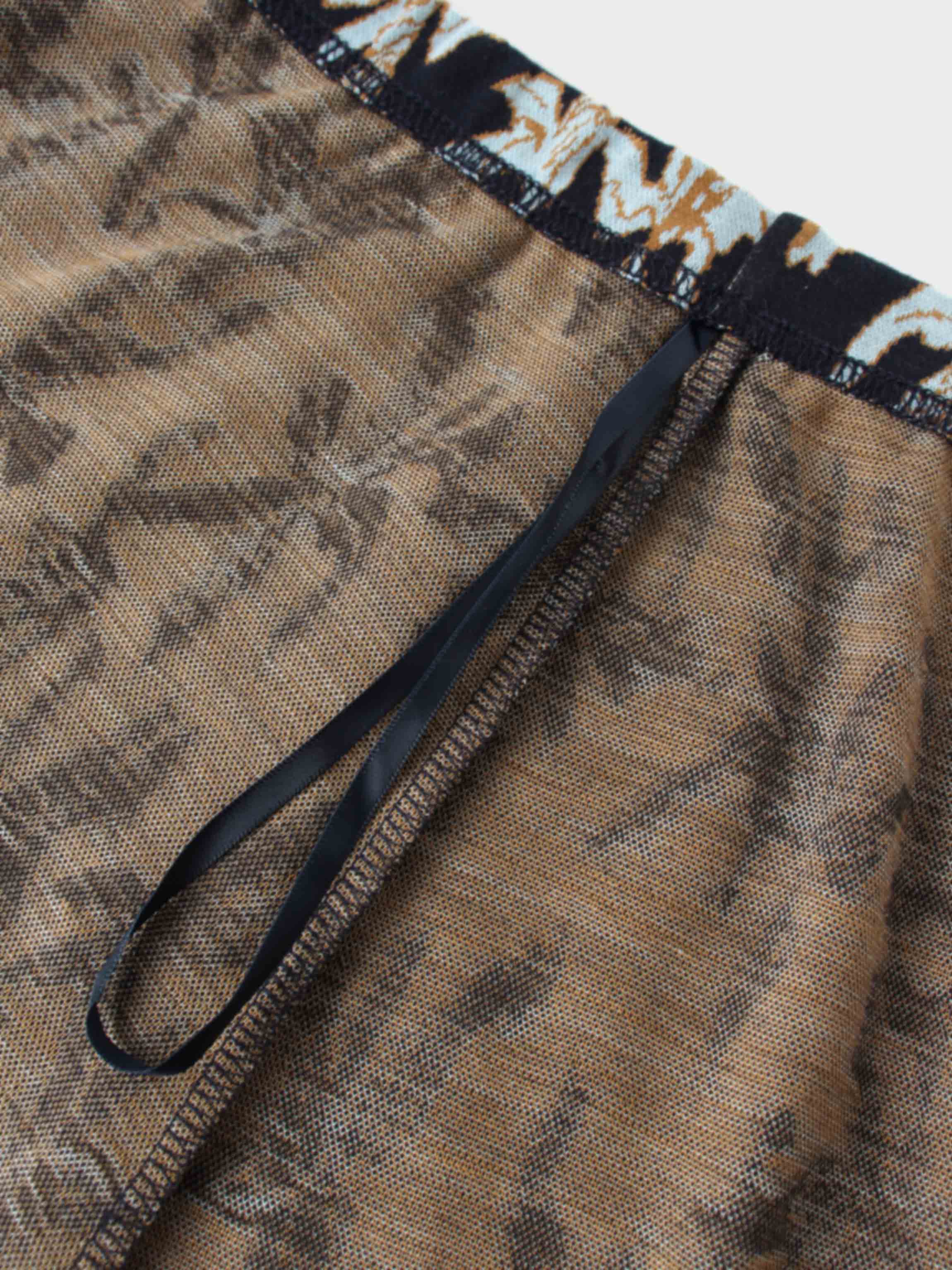 Elastic Waist Maxi Skirt-Blue Floral