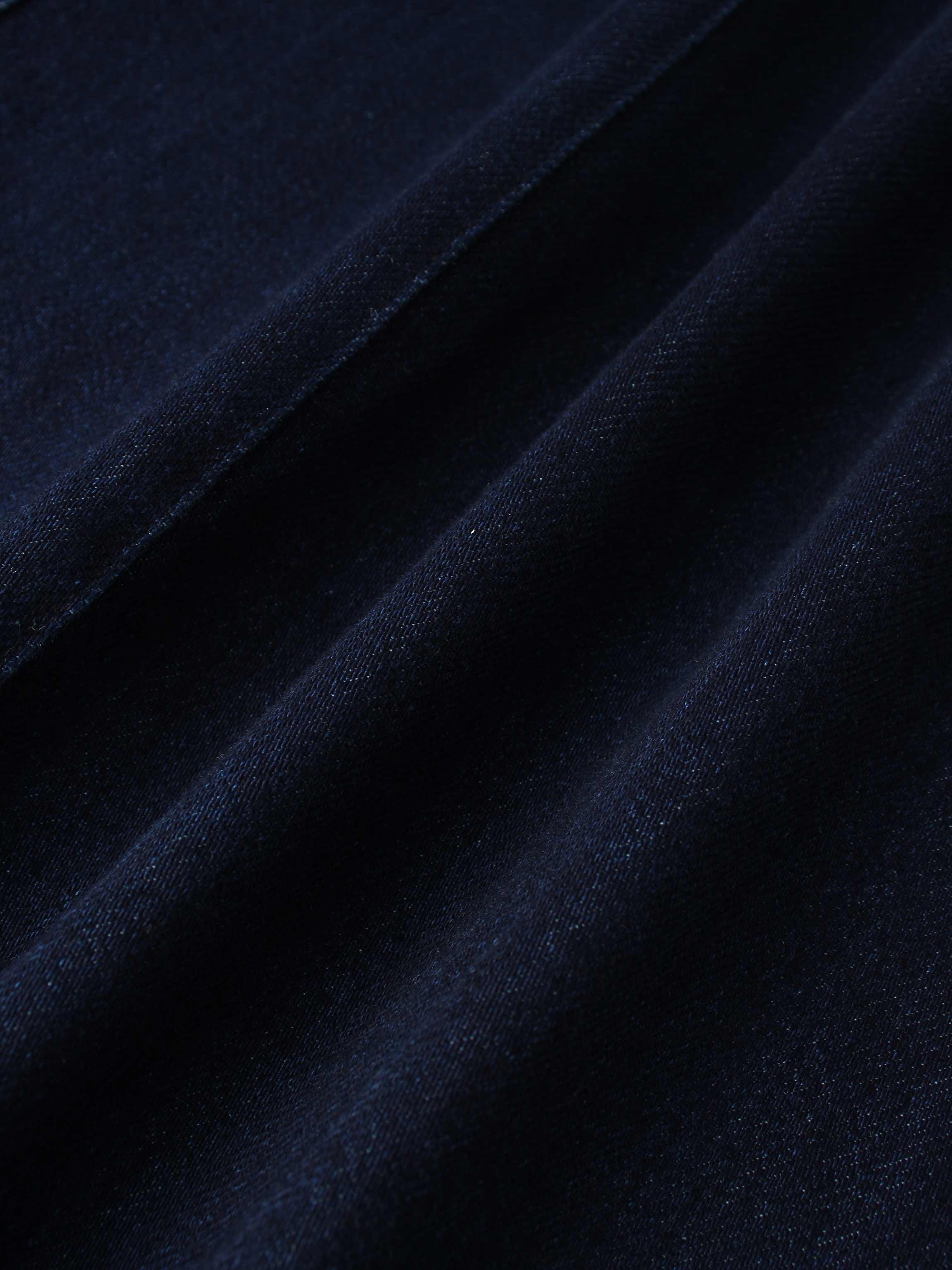 Drop Waist Denim Skirt-Blue