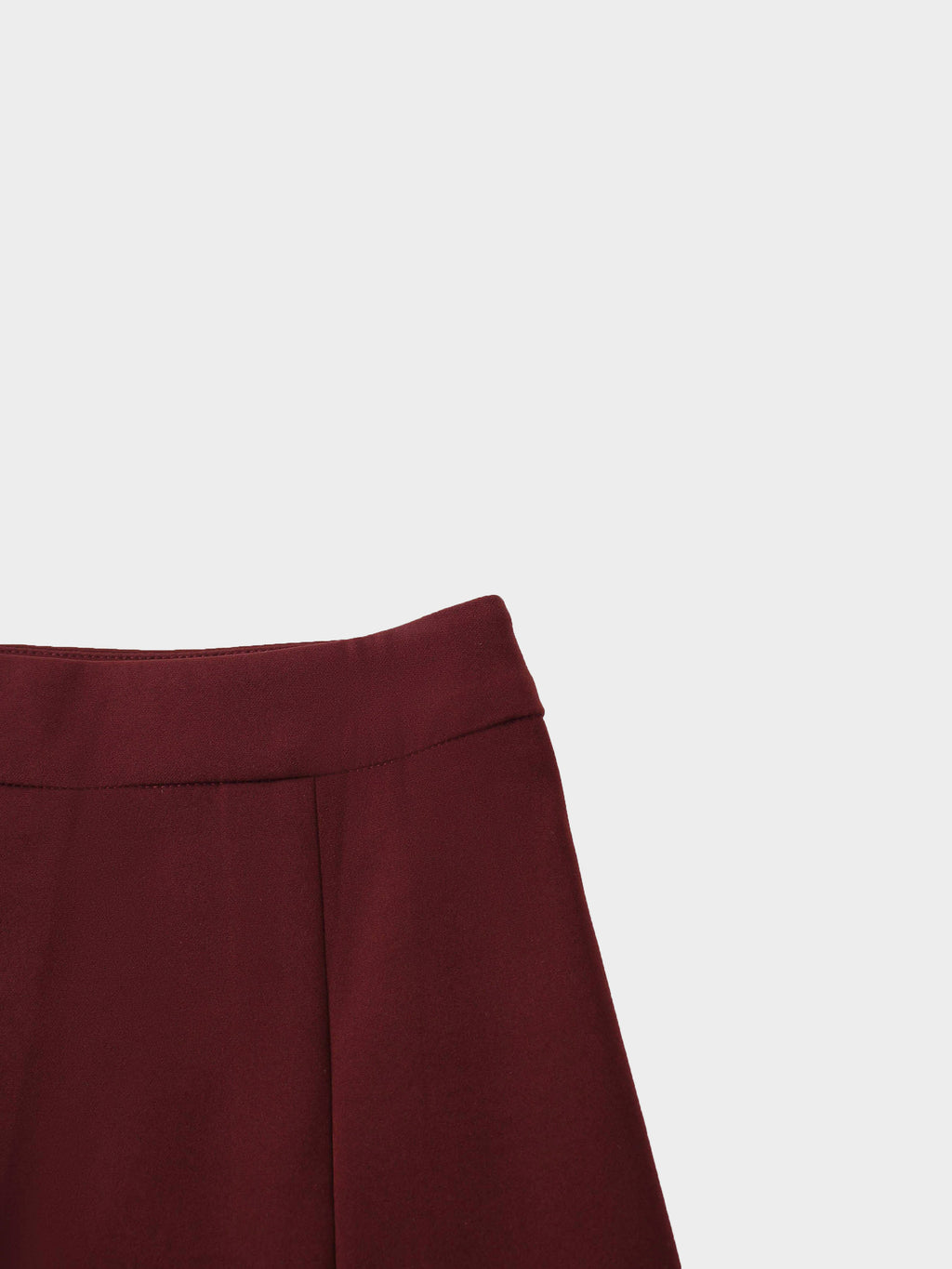 The Celina Pleat Skirt-Wine